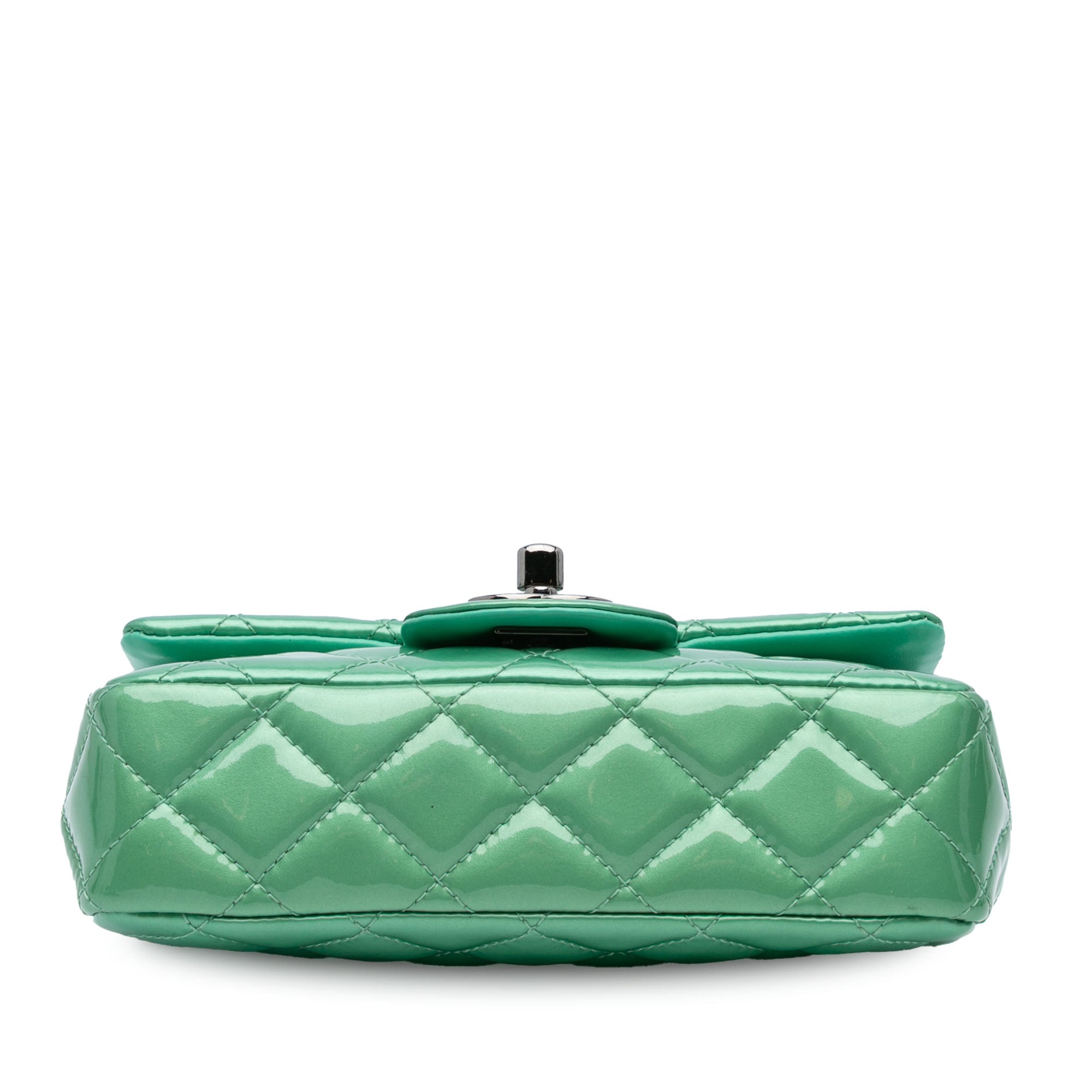 Chanel Extra Mini Rectangular Classic Patent Single Flap - image 3