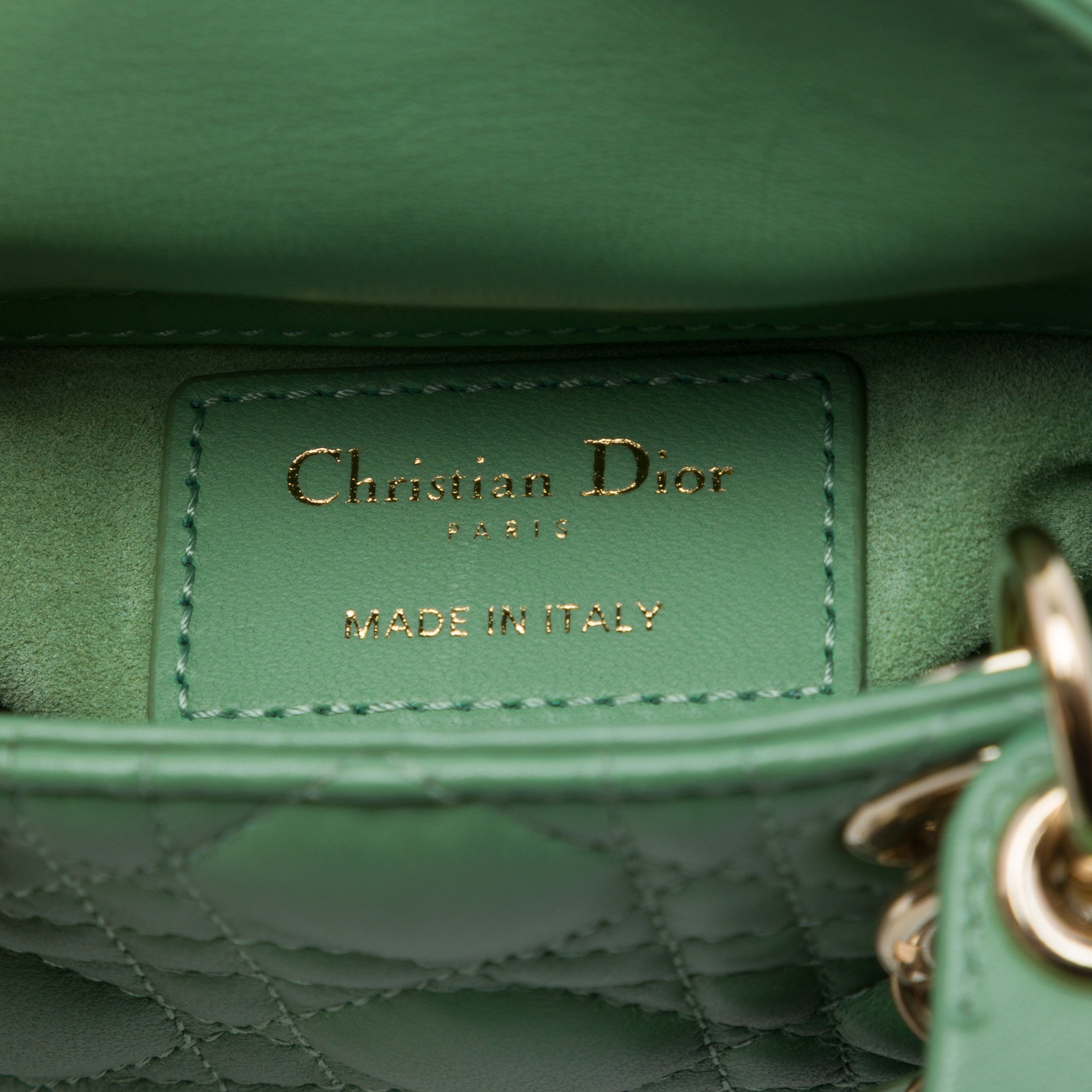 Dior Micro Lambskin Cannage Lady Dior - image 5