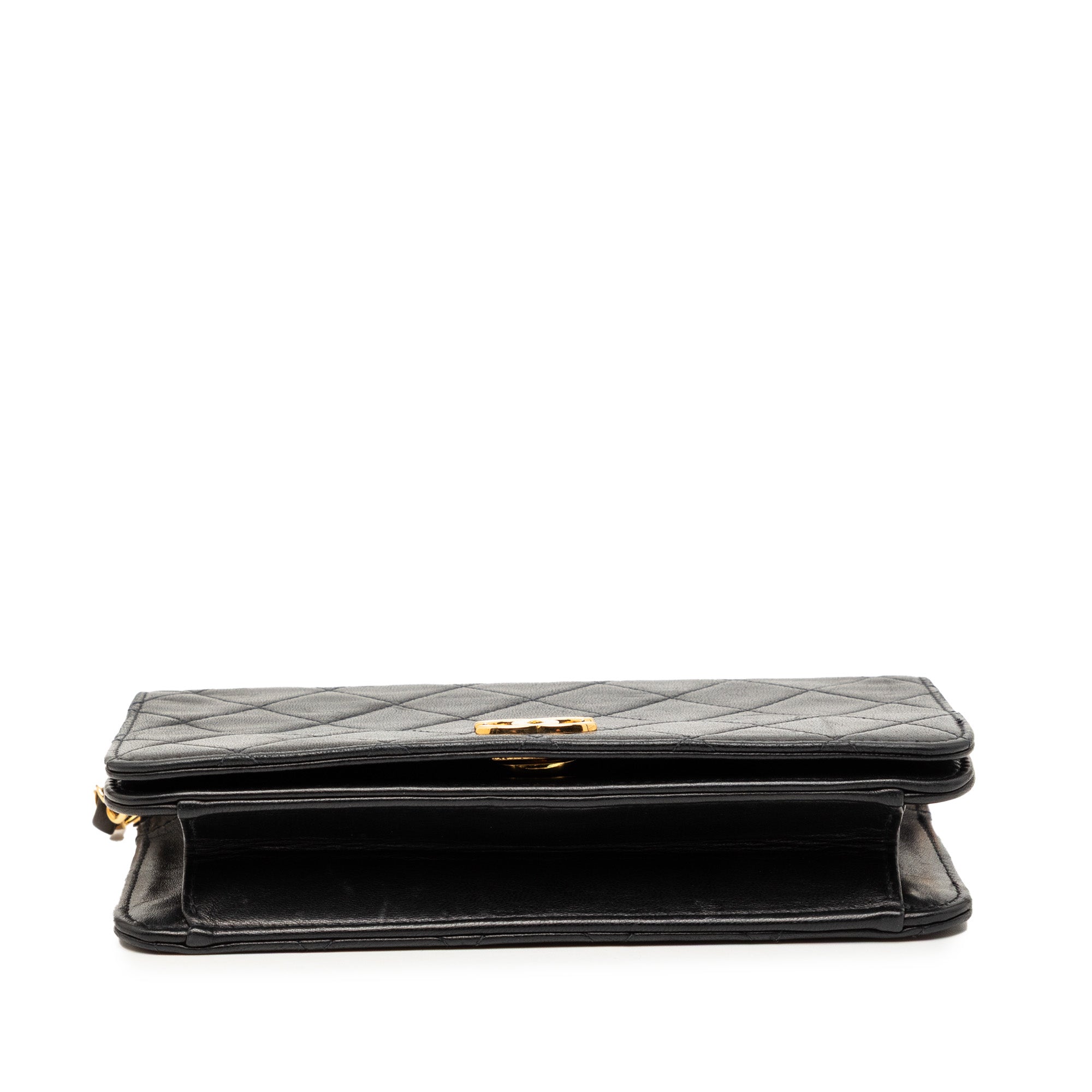 Chanel Small CC Quilted Lambskin Full Single Flap - image 3