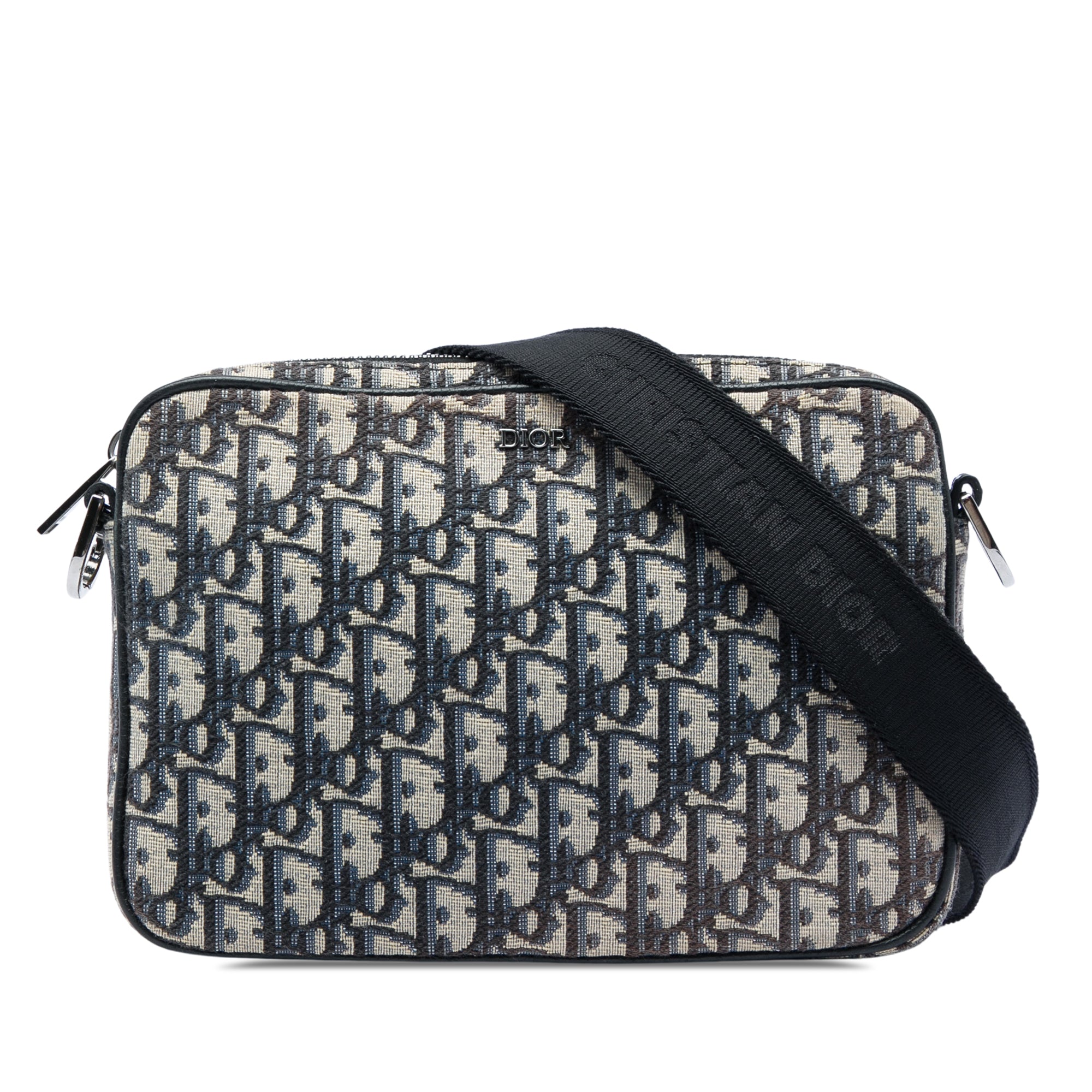 Dior Oblique Canvas Saddle Triple Pouch - image 1
