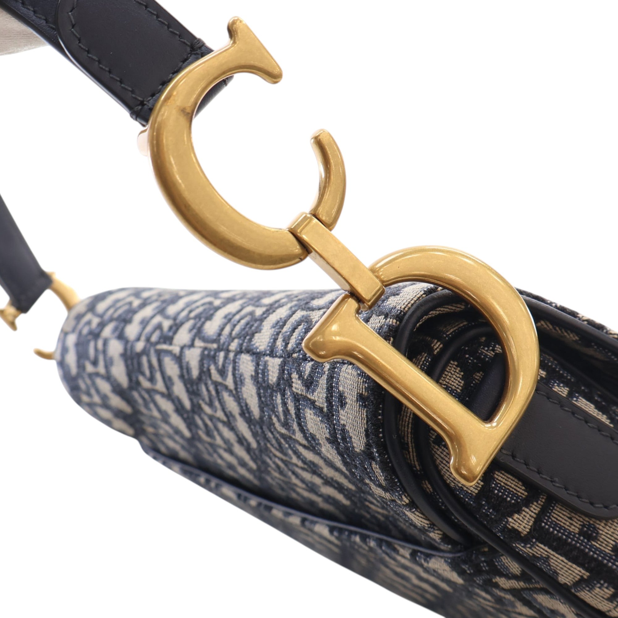 Dior Oblique Canvas Saddle Bag - image 13