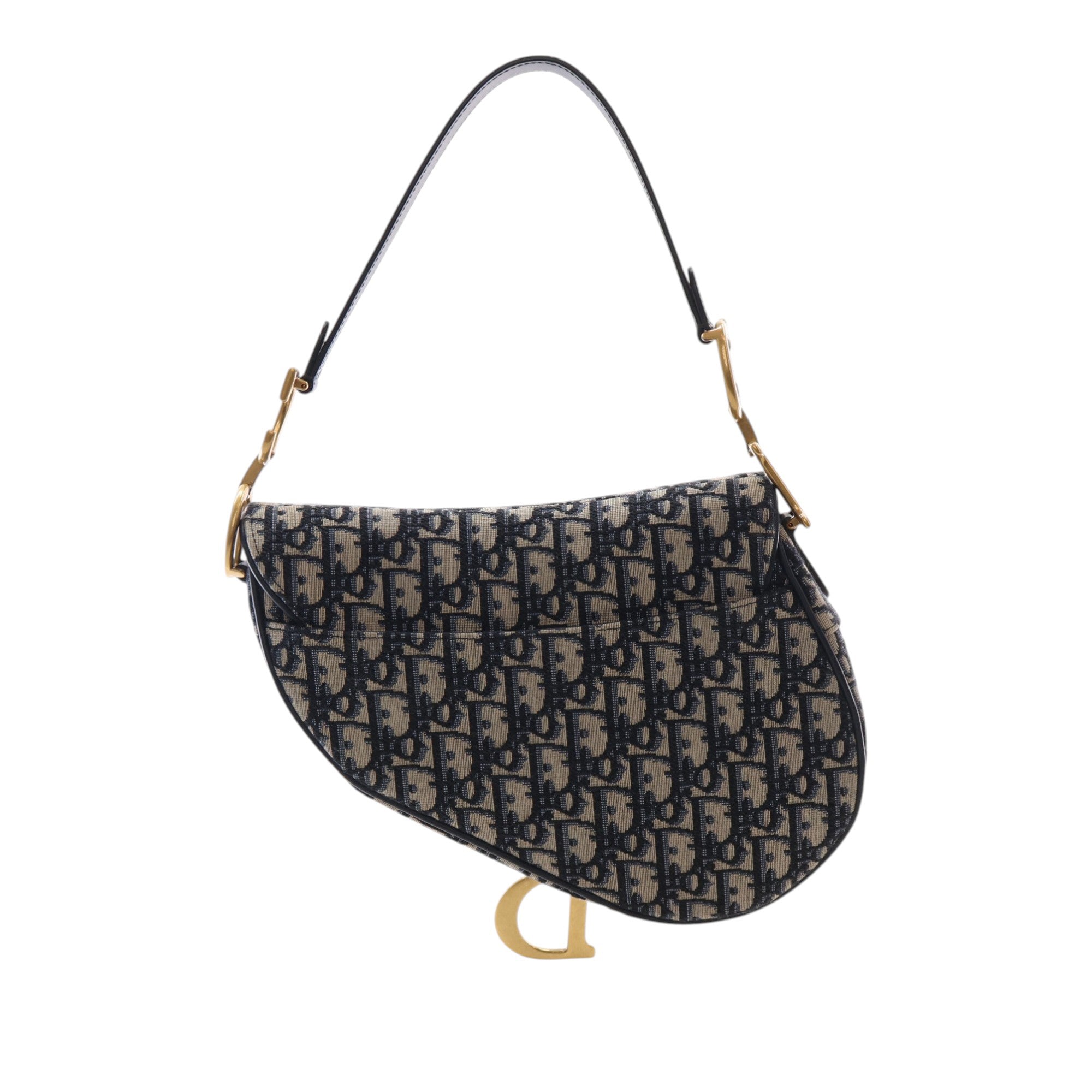 Dior Oblique Canvas Saddle Bag - image 4