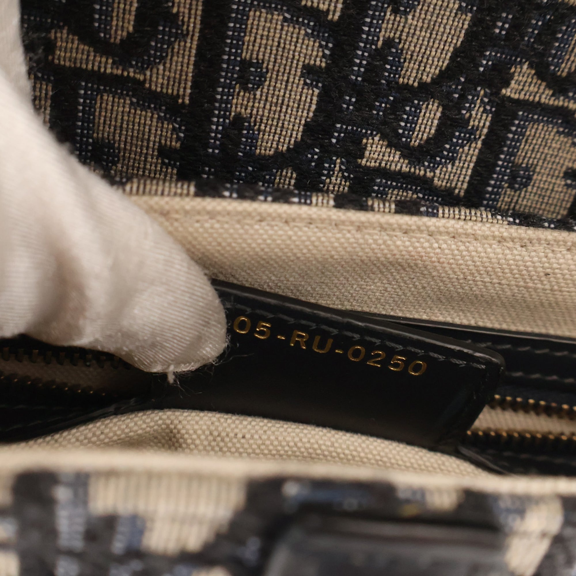 Dior Oblique Canvas Saddle Bag - image 6