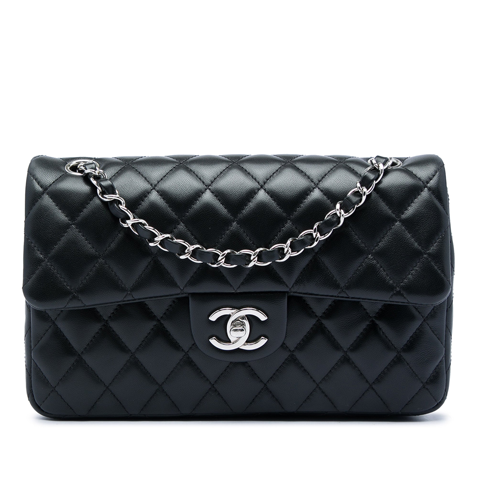 Chanel Medium Classic Lambskin Single Flap - image 1