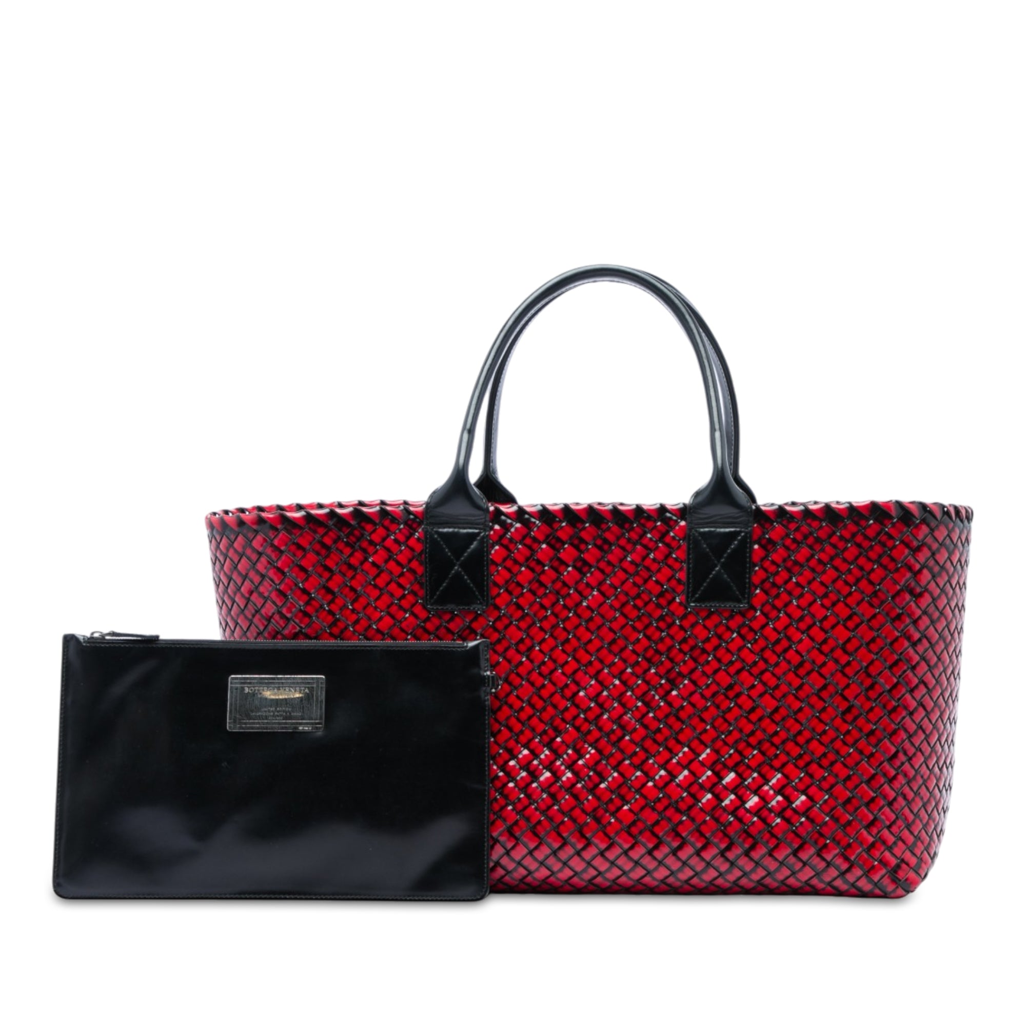 Bottega Veneta Limited Edition Medium Brushed Calfskin Intreccio Cabat Tote - image 7