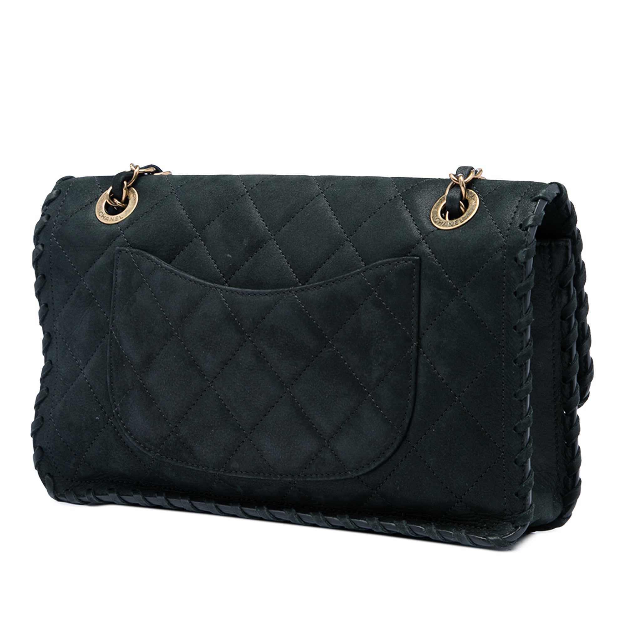Chanel Medium Quilted Iridescent Calfskin Happy Stitch Flap - image 2