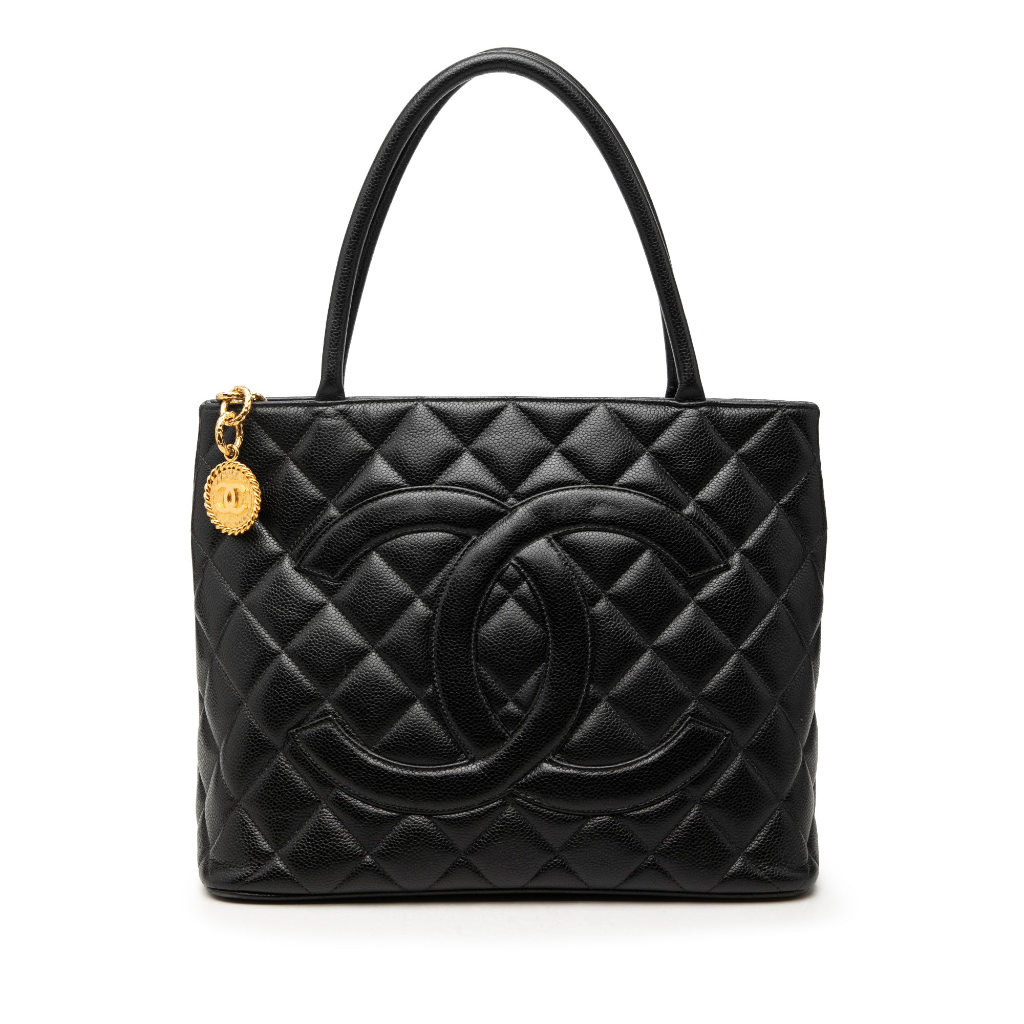 Chanel Caviar Medallion Tote - image 1