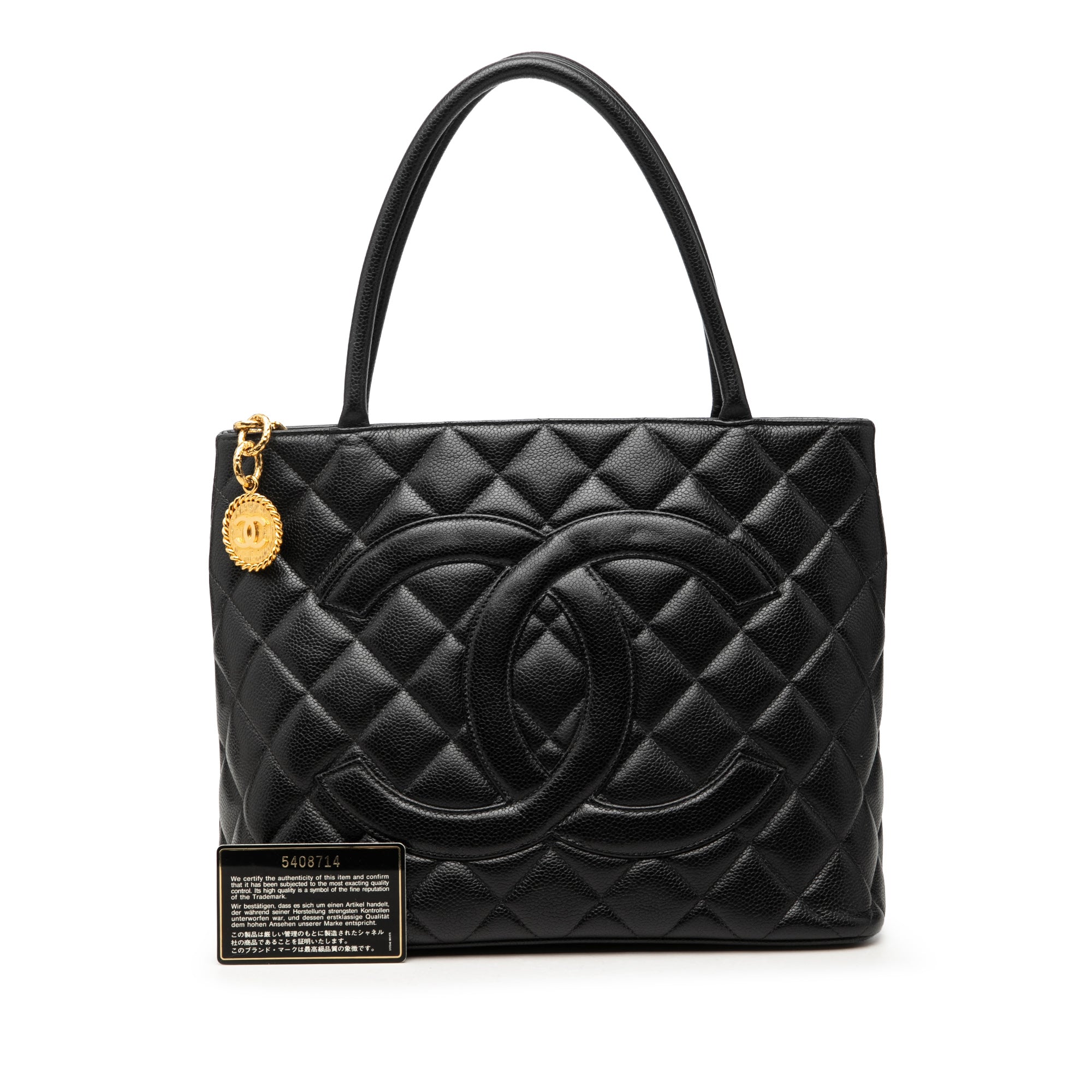 Chanel Caviar Medallion Tote - image 7