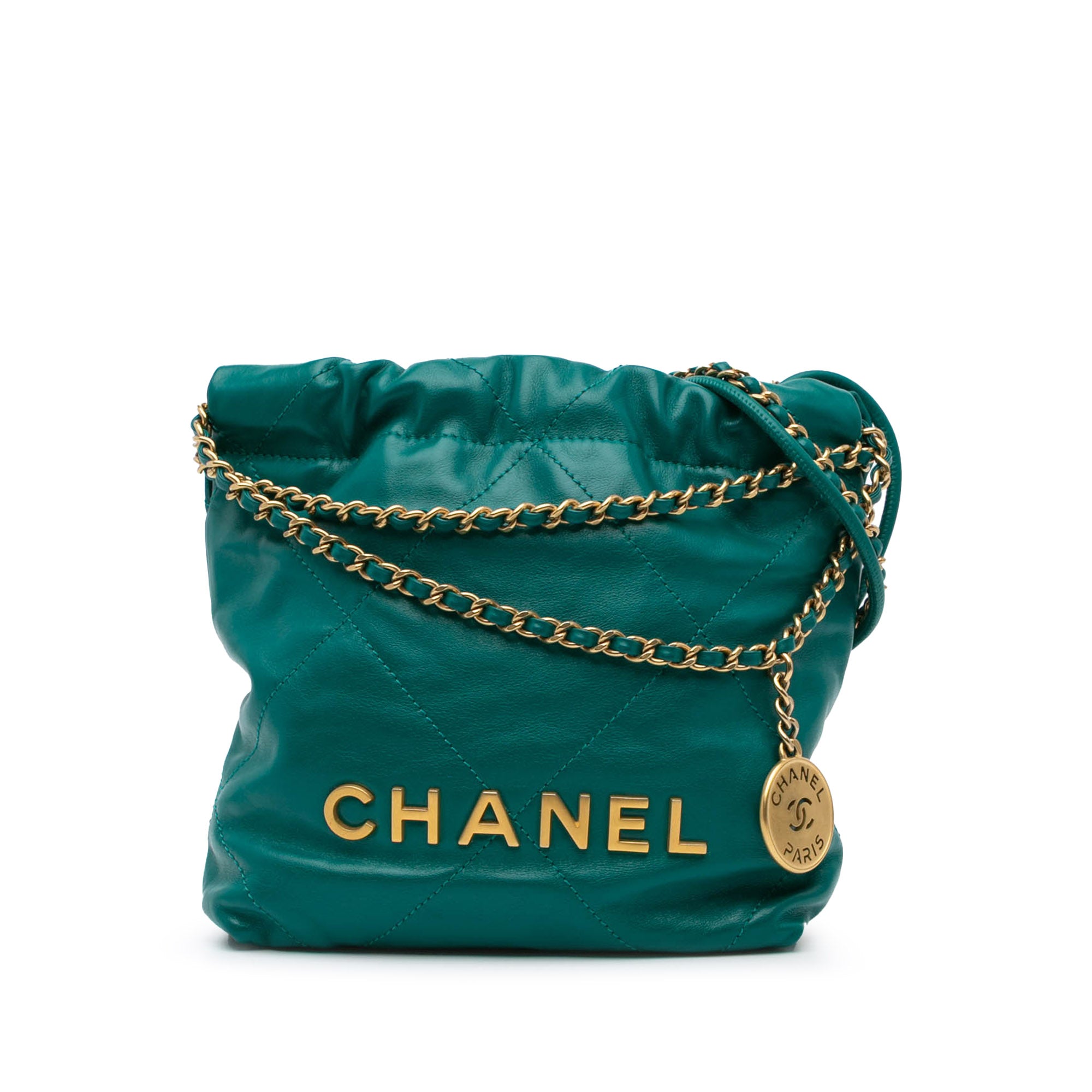 Chanel Mini Lambskin 22 Satchel - image 1