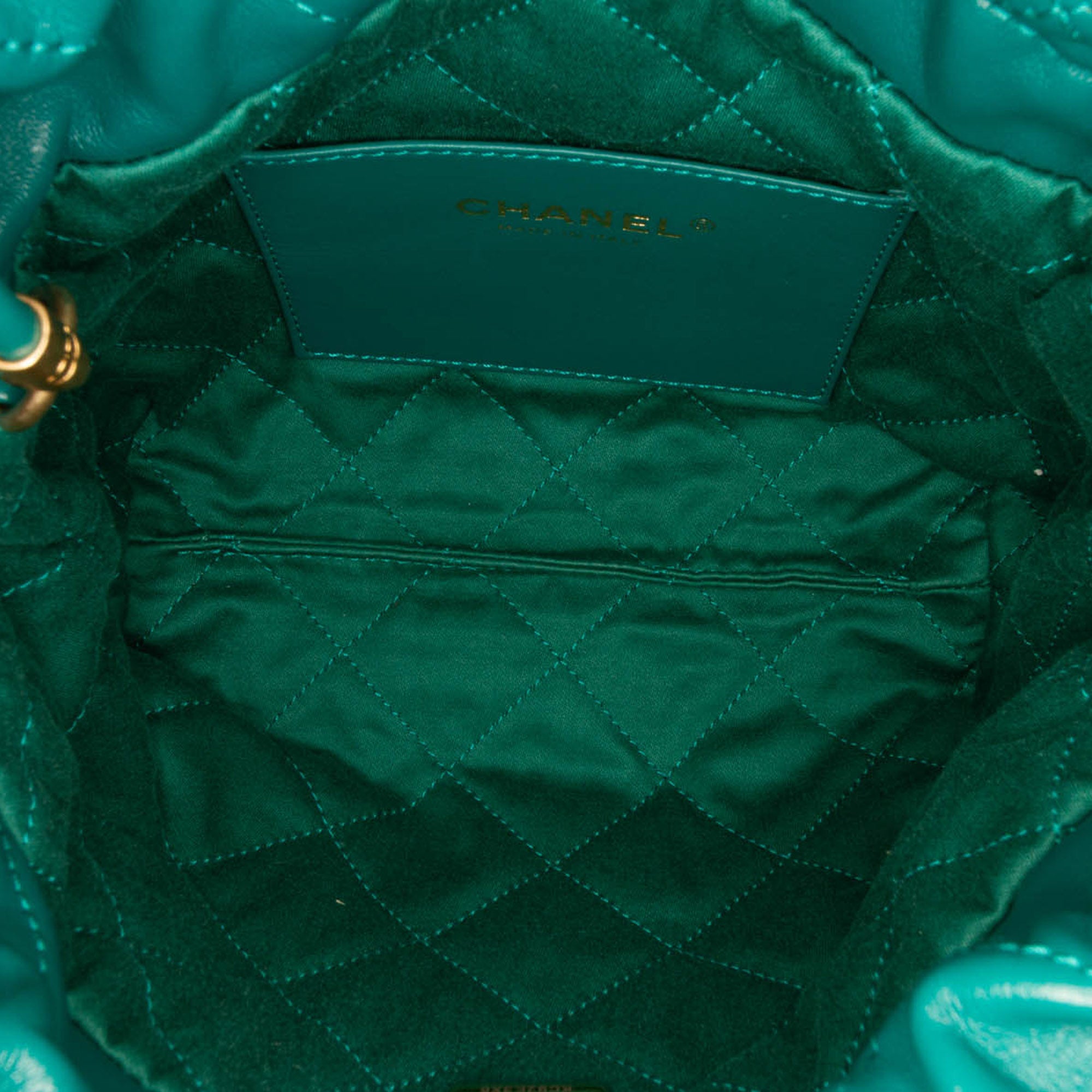 Chanel Mini Lambskin 22 Satchel - image 4