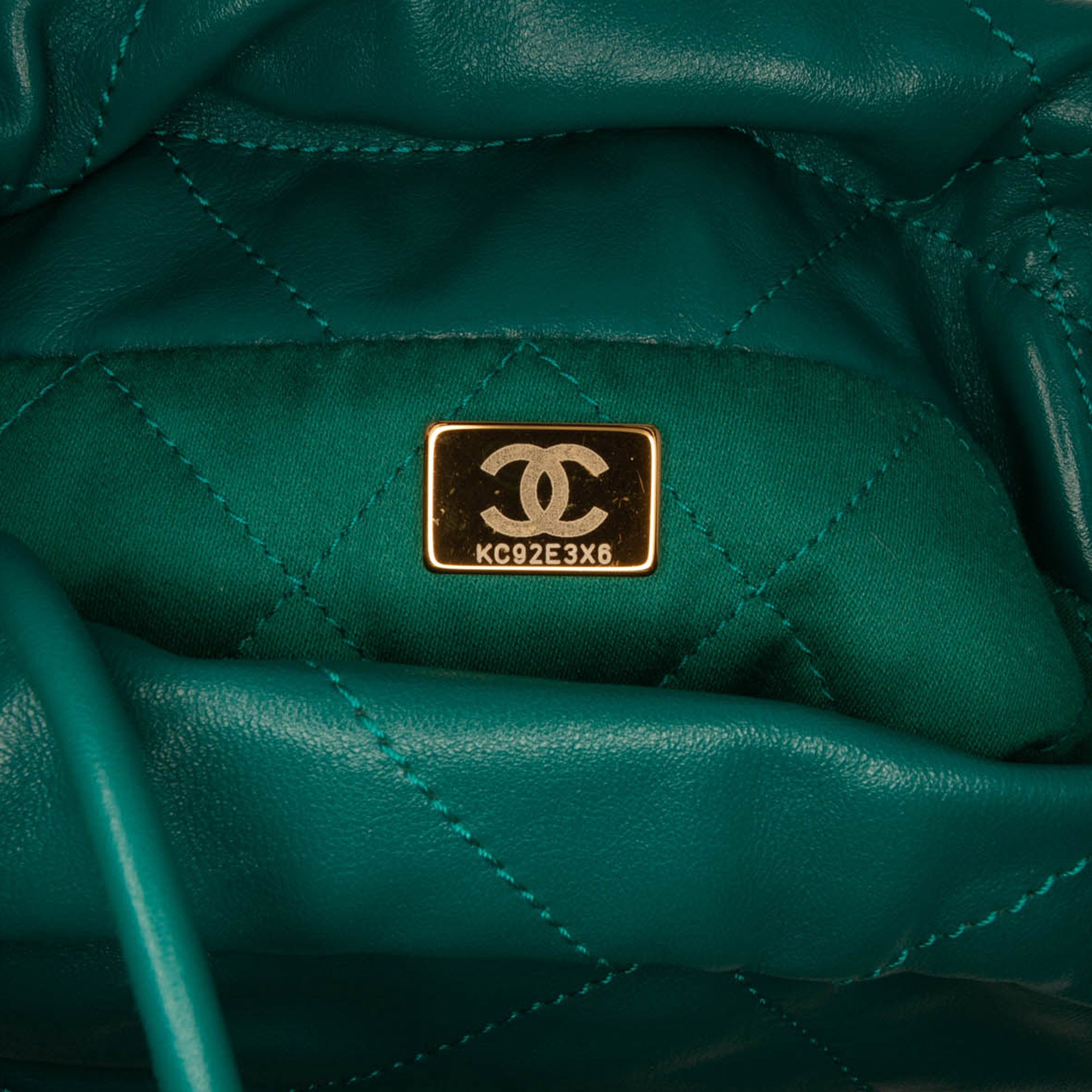 Chanel Mini Lambskin 22 Satchel - image 6