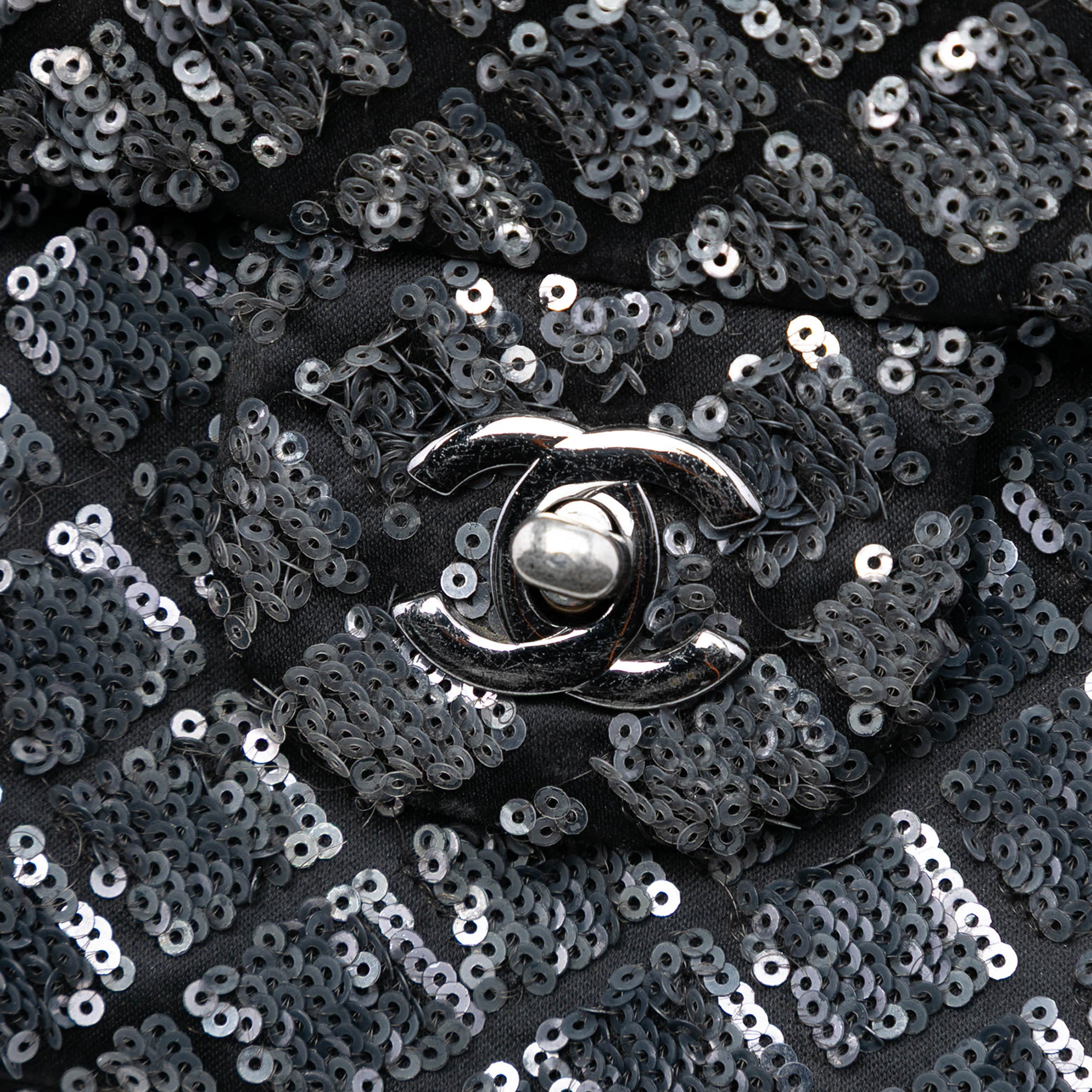 Chanel Medium CC Quilted Lambskin Sequin Single Flap - image 6