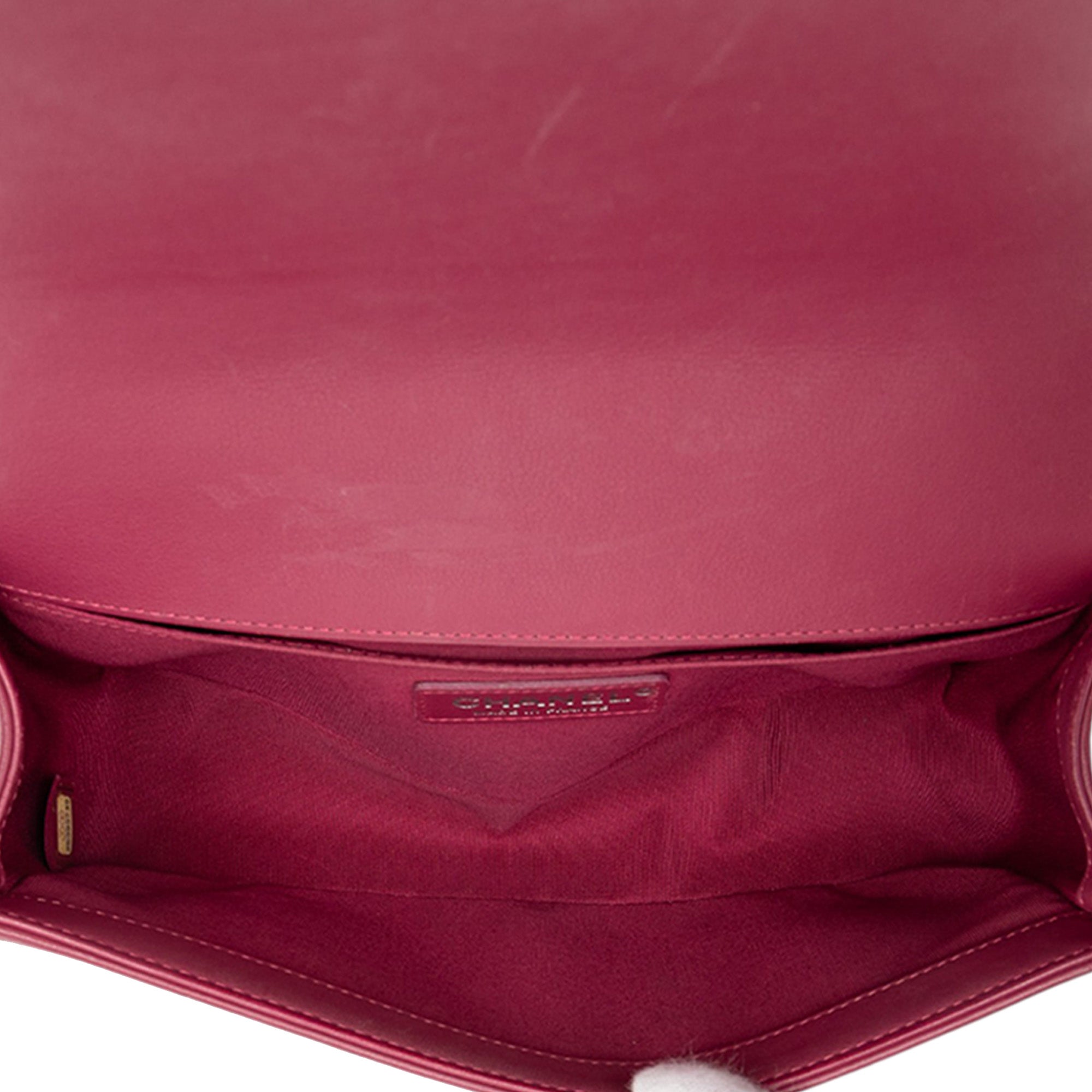 Chanel Old Medium Chevron Lambskin Boy Flap - image 4
