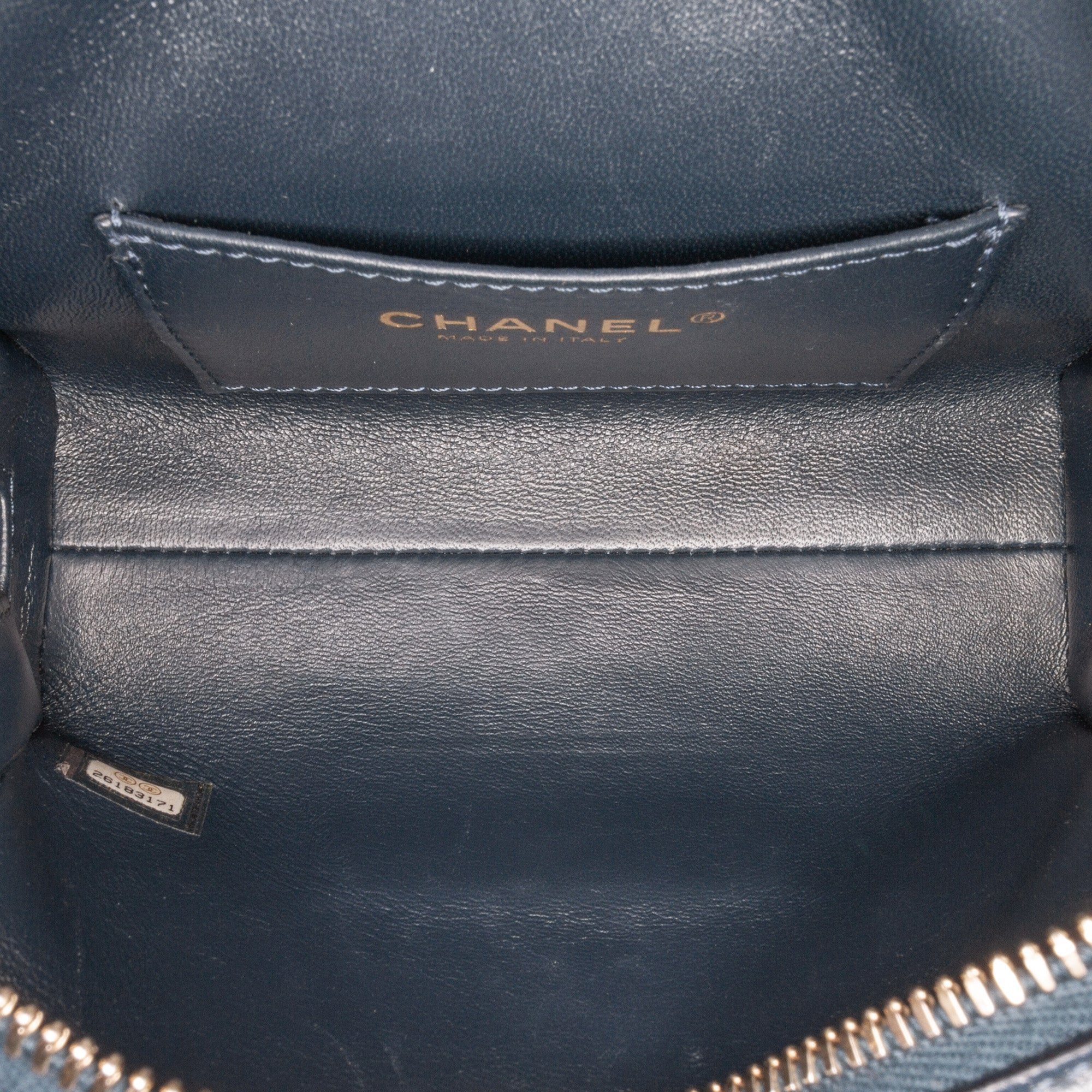 Chanel Small CC Chevron Calfskin Medal Flap - image 4