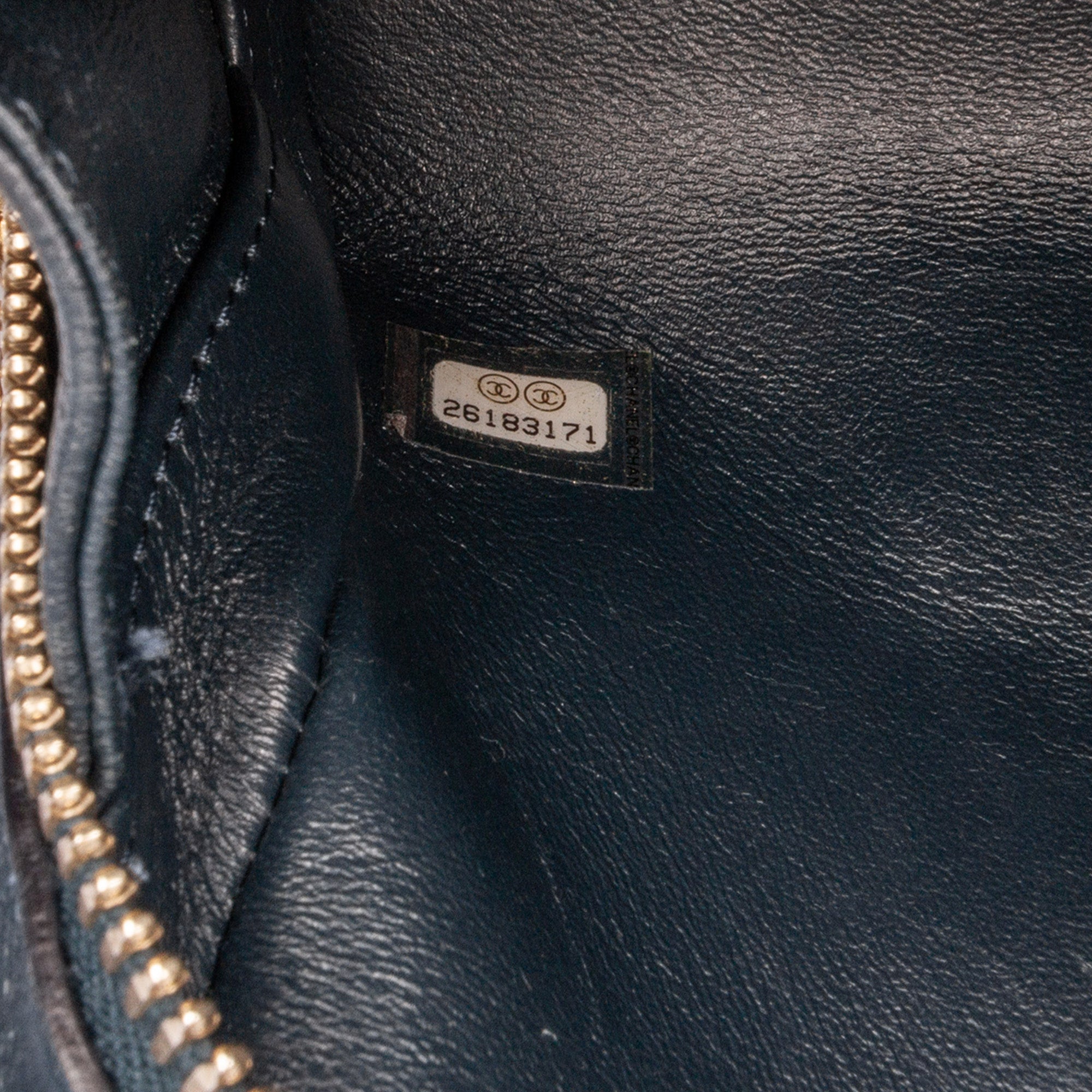 Chanel Small CC Chevron Calfskin Medal Flap - image 5