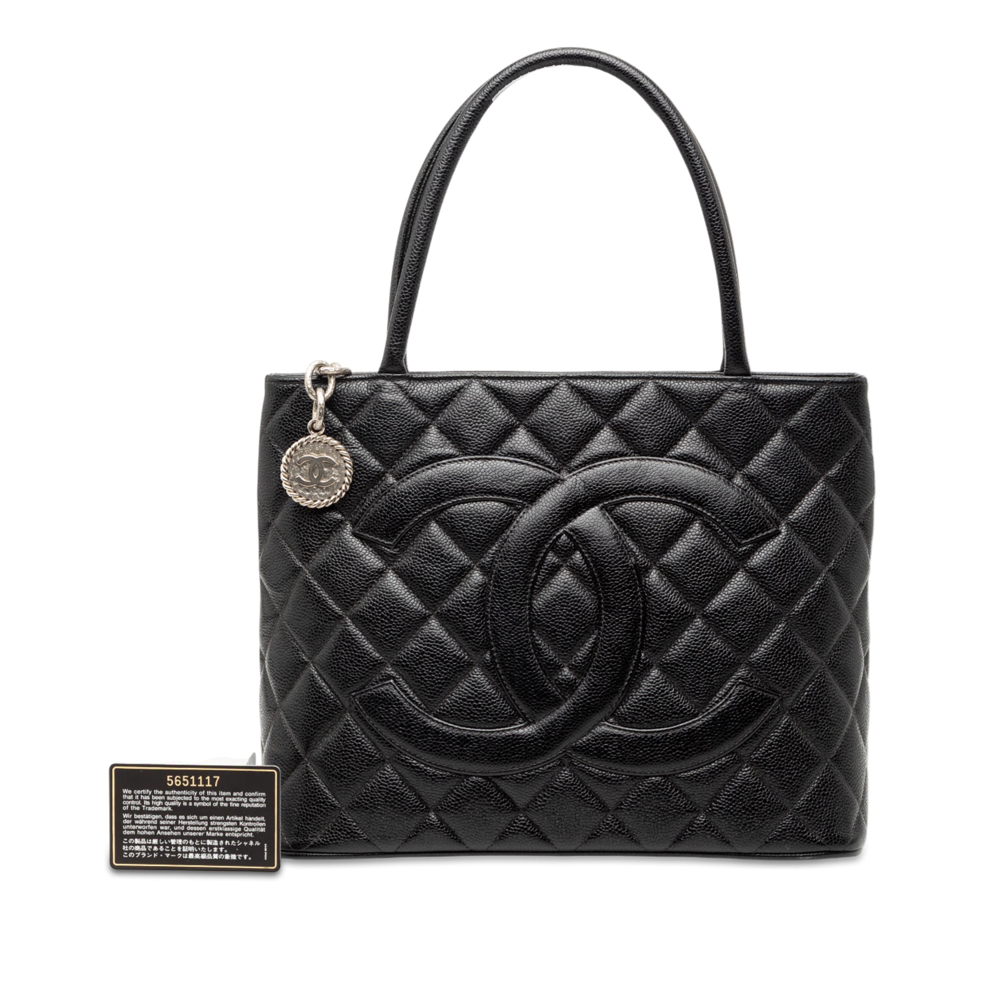 Chanel Caviar Medallion Tote - image 8