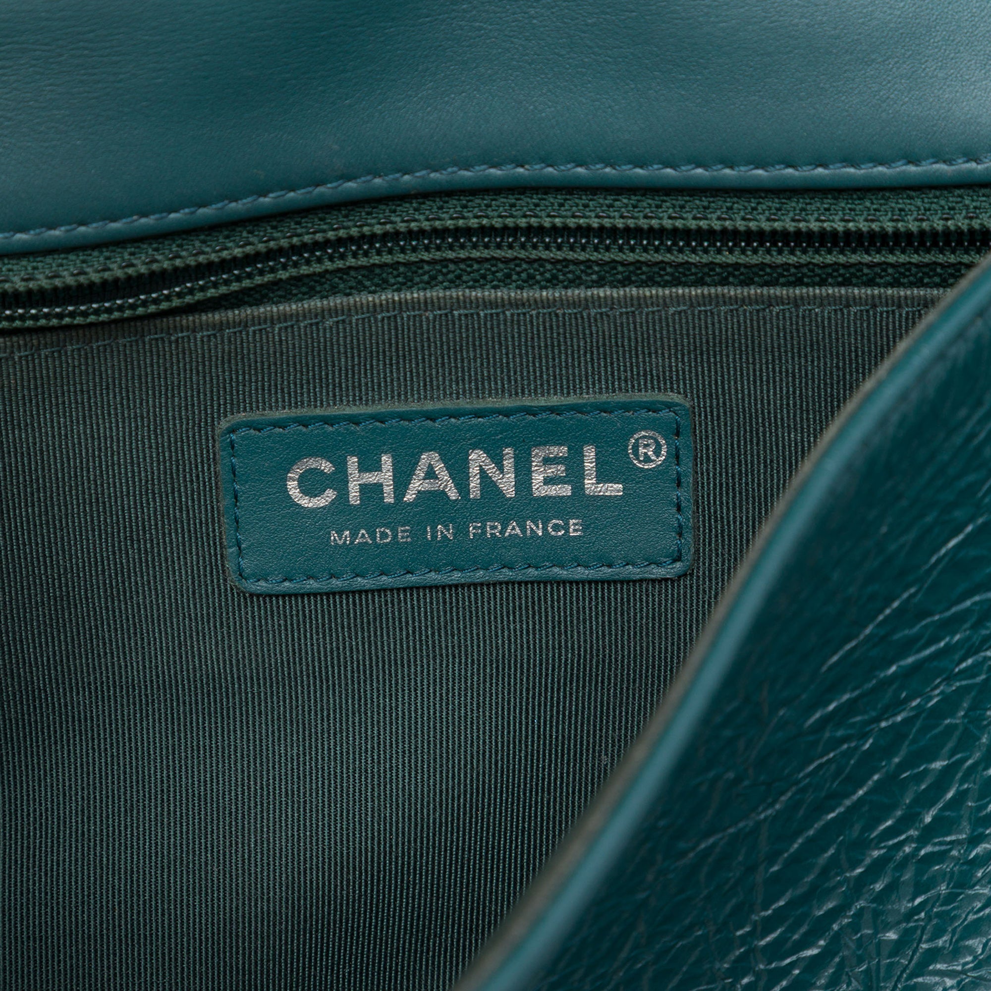 Chanel Medium Quilted Crumpled Calfskin Bi Vintage Full Flap - image 5