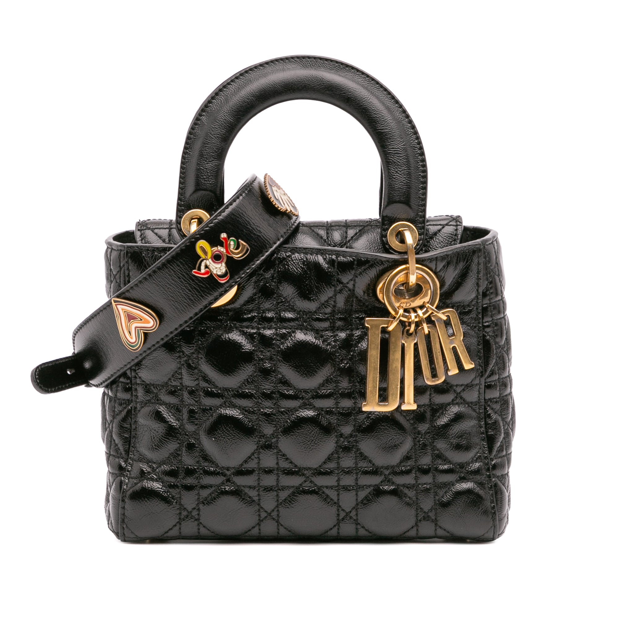 Dior Small Crinkled Patent Cannage My ABCDior Lady Dior - image 1