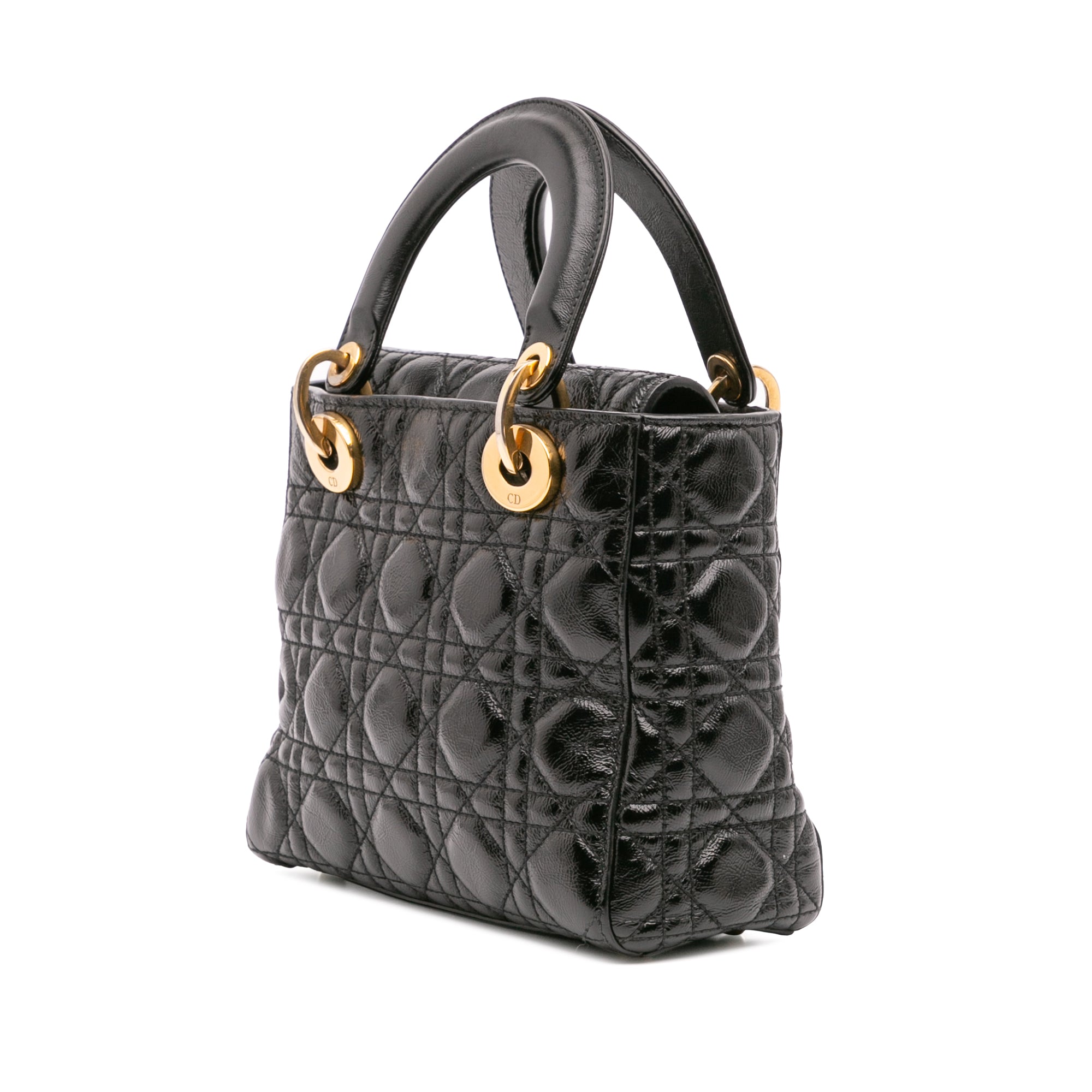 Dior Small Crinkled Patent Cannage My ABCDior Lady Dior - image 2