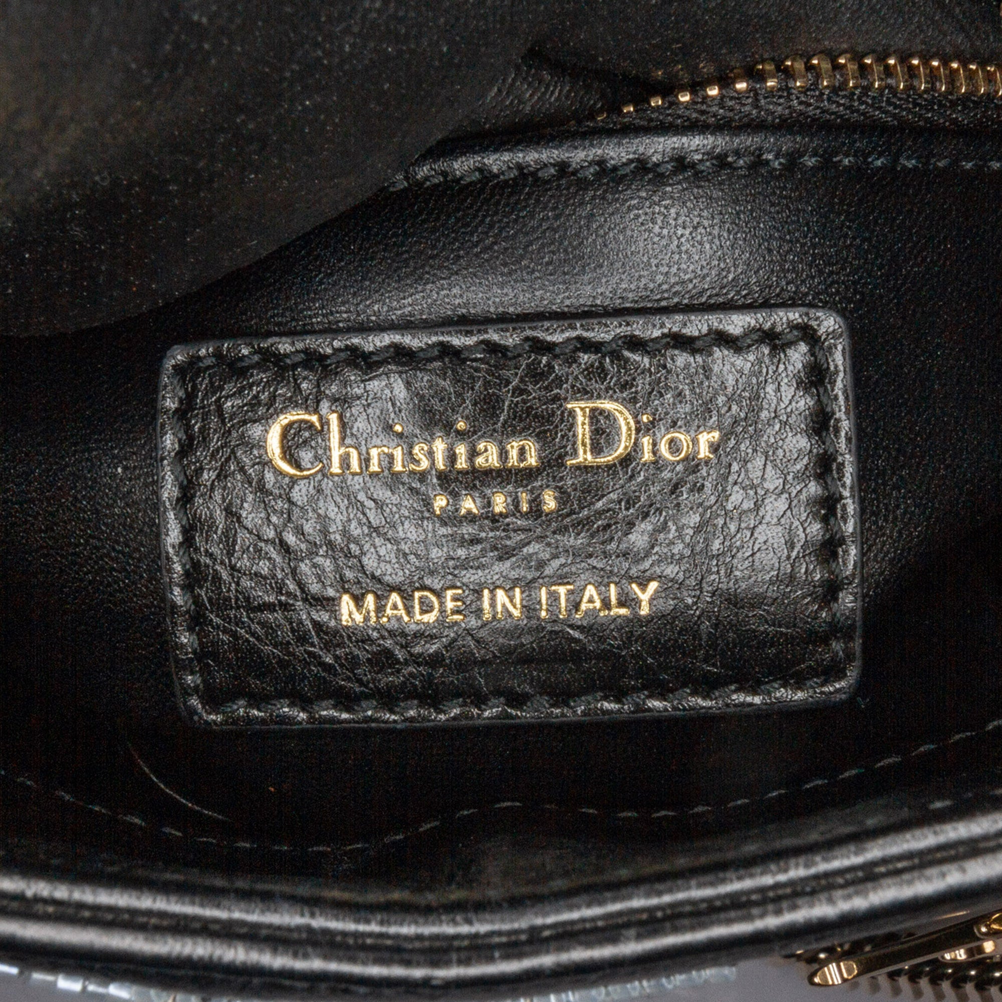 Dior Mini Calfskin Beaded Lady Dior - image 6