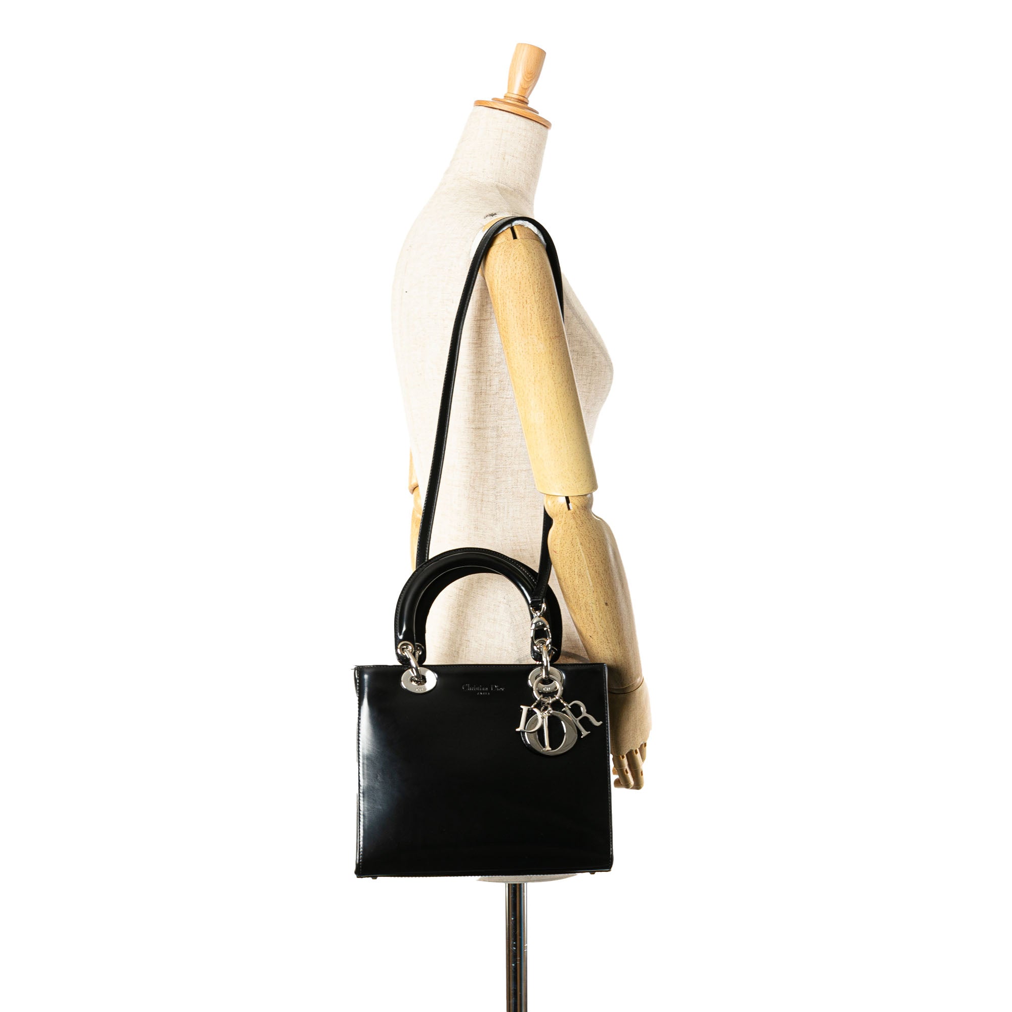 Dior Medium Patent Lady Dior - image 8