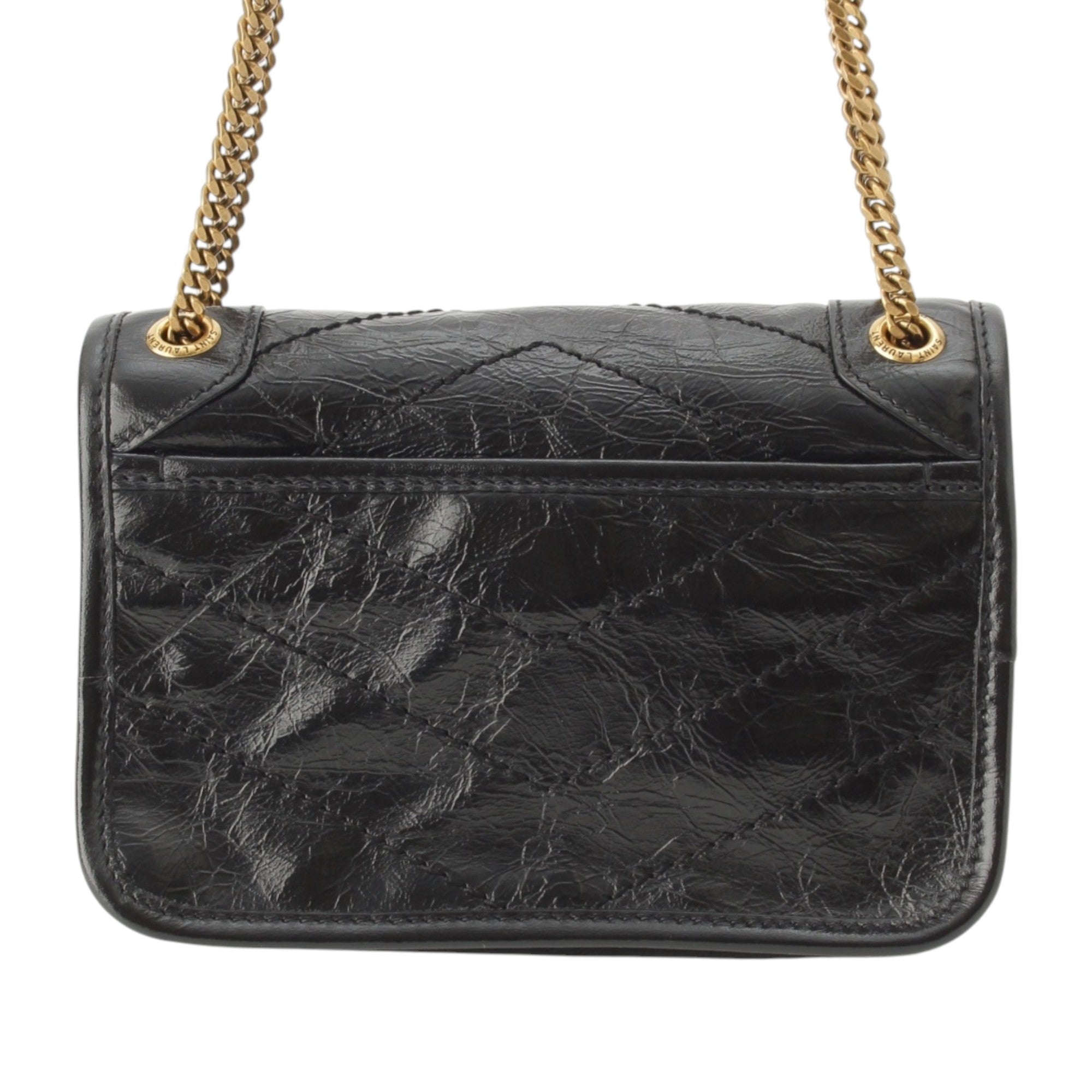 Saint Laurent Mini Crinkled Calfskin Niki - image 4