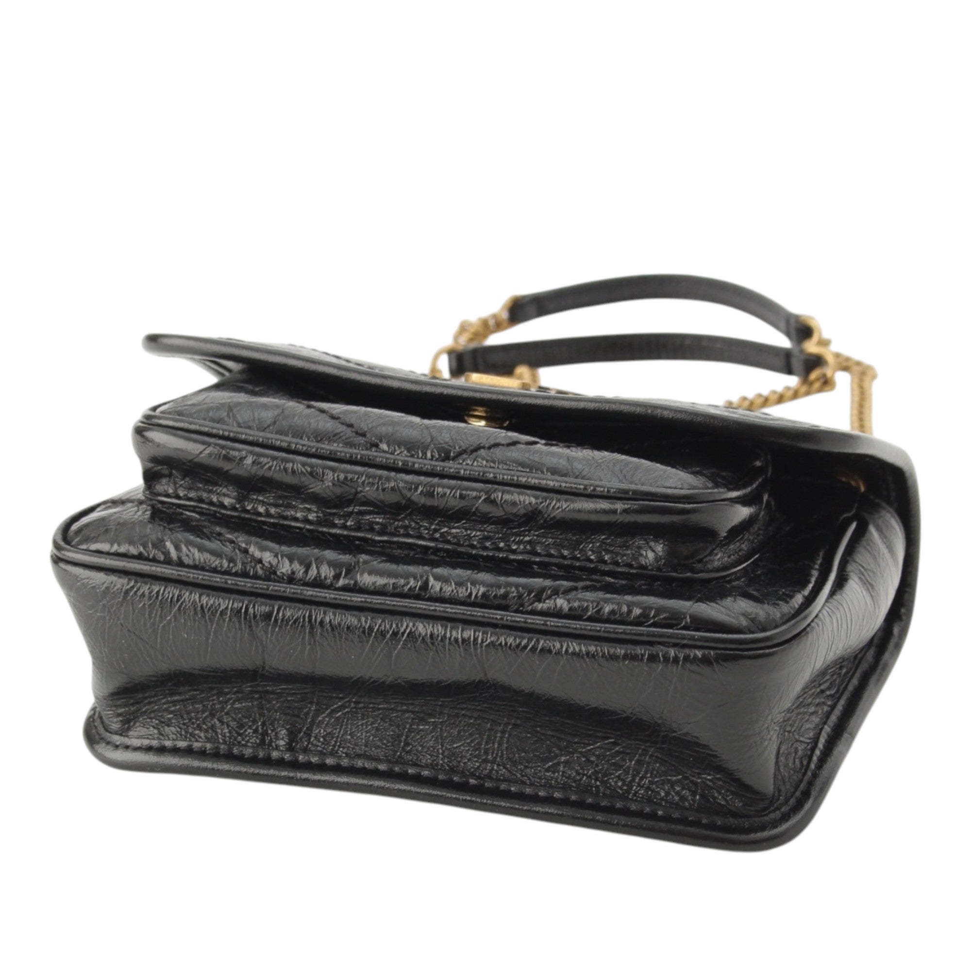 Saint Laurent Mini Crinkled Calfskin Niki - image 5