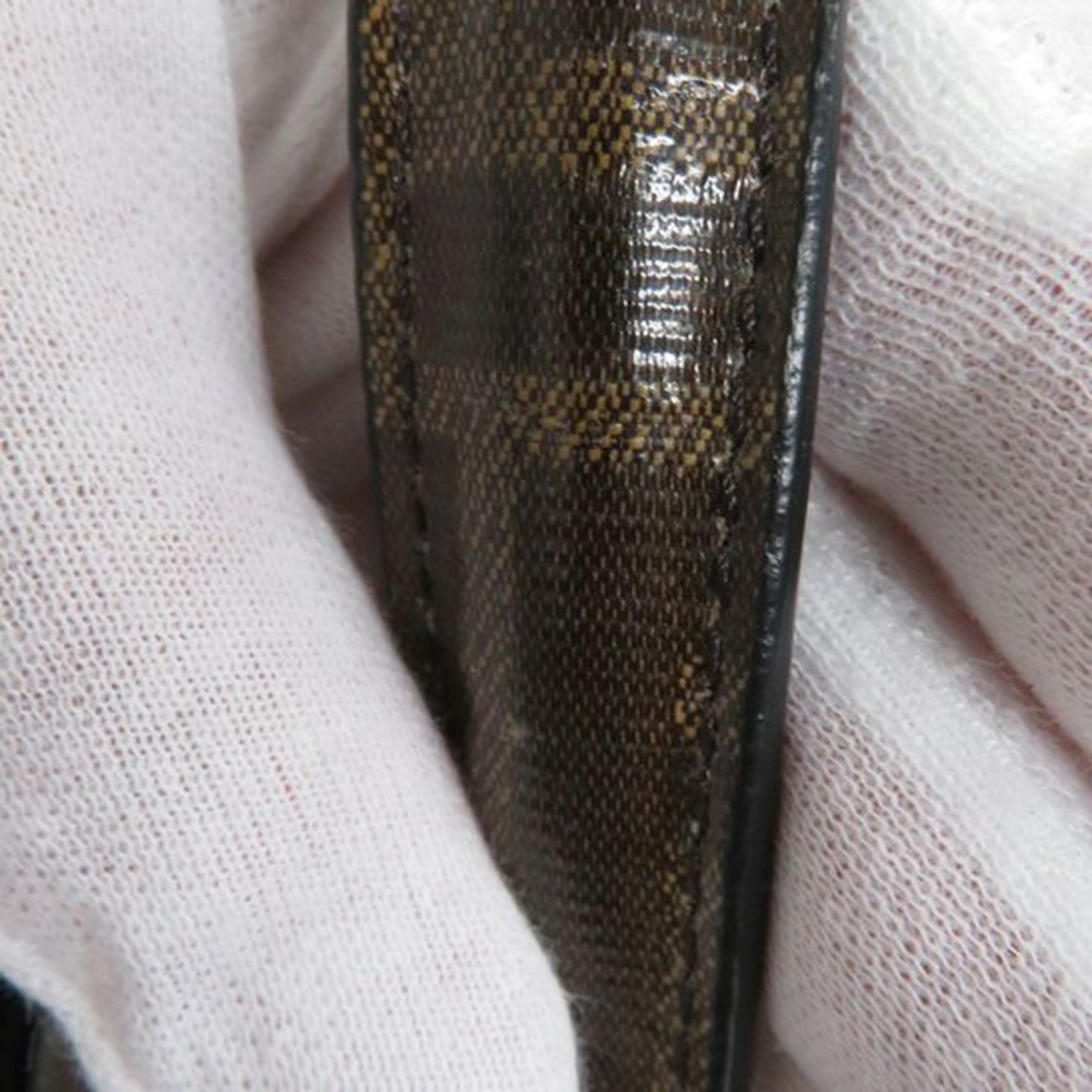 Fendi Zucca Glazed Fabric Cage Baguette - image 12