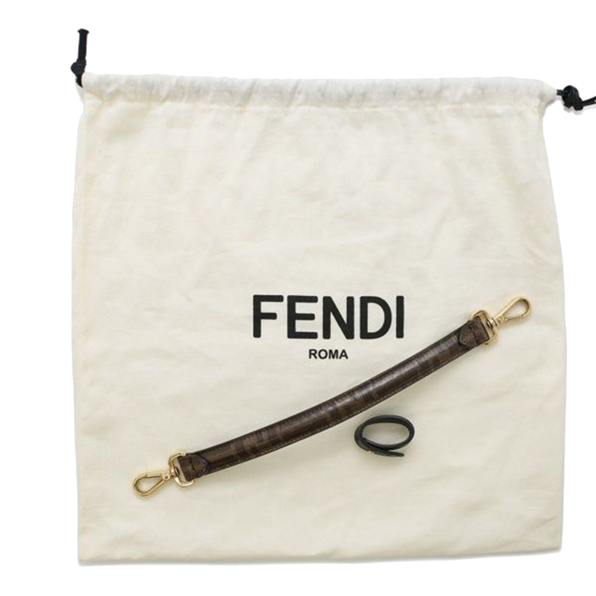 Fendi Zucca Glazed Fabric Cage Baguette - image 13