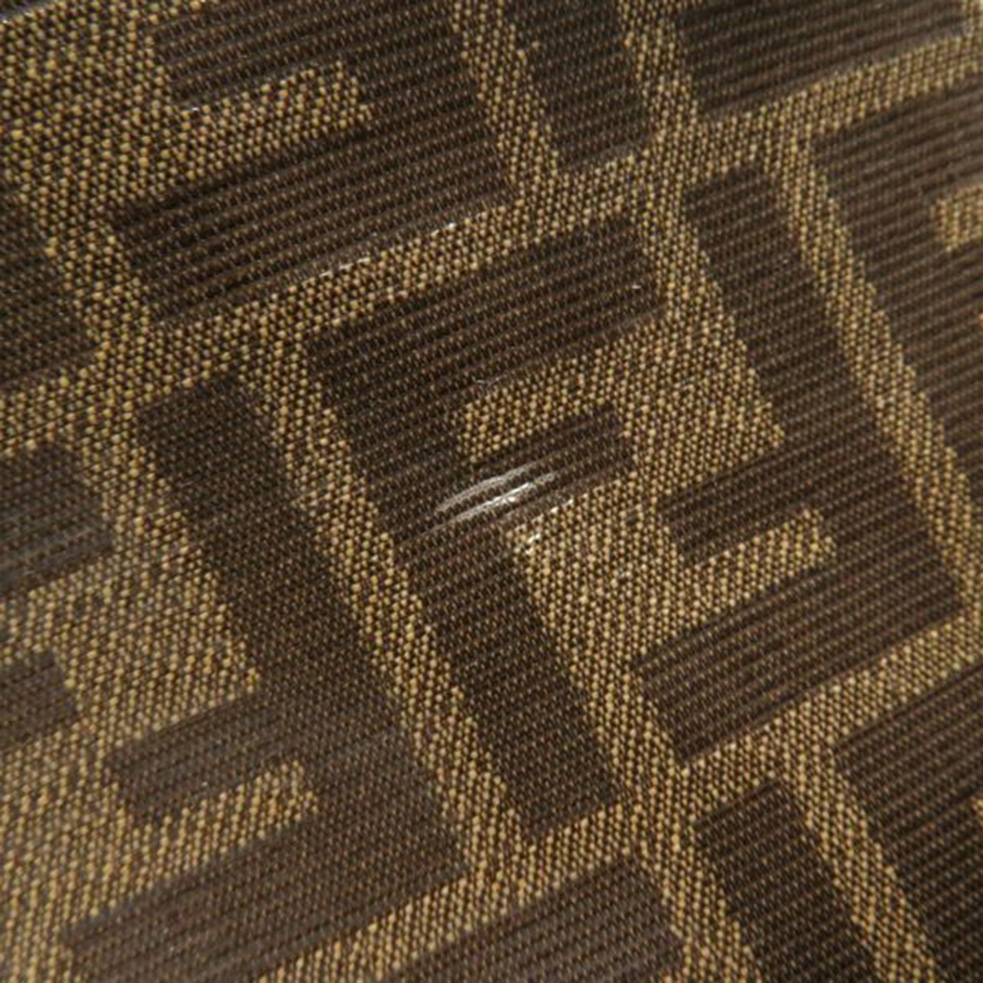 Fendi Zucca Glazed Fabric Cage Baguette - image 7