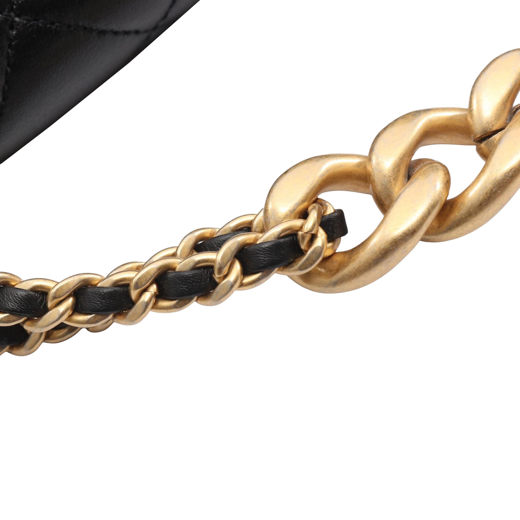 Chanel CC Quilted Lambskin Contrast Stitch Single Flap - image 10