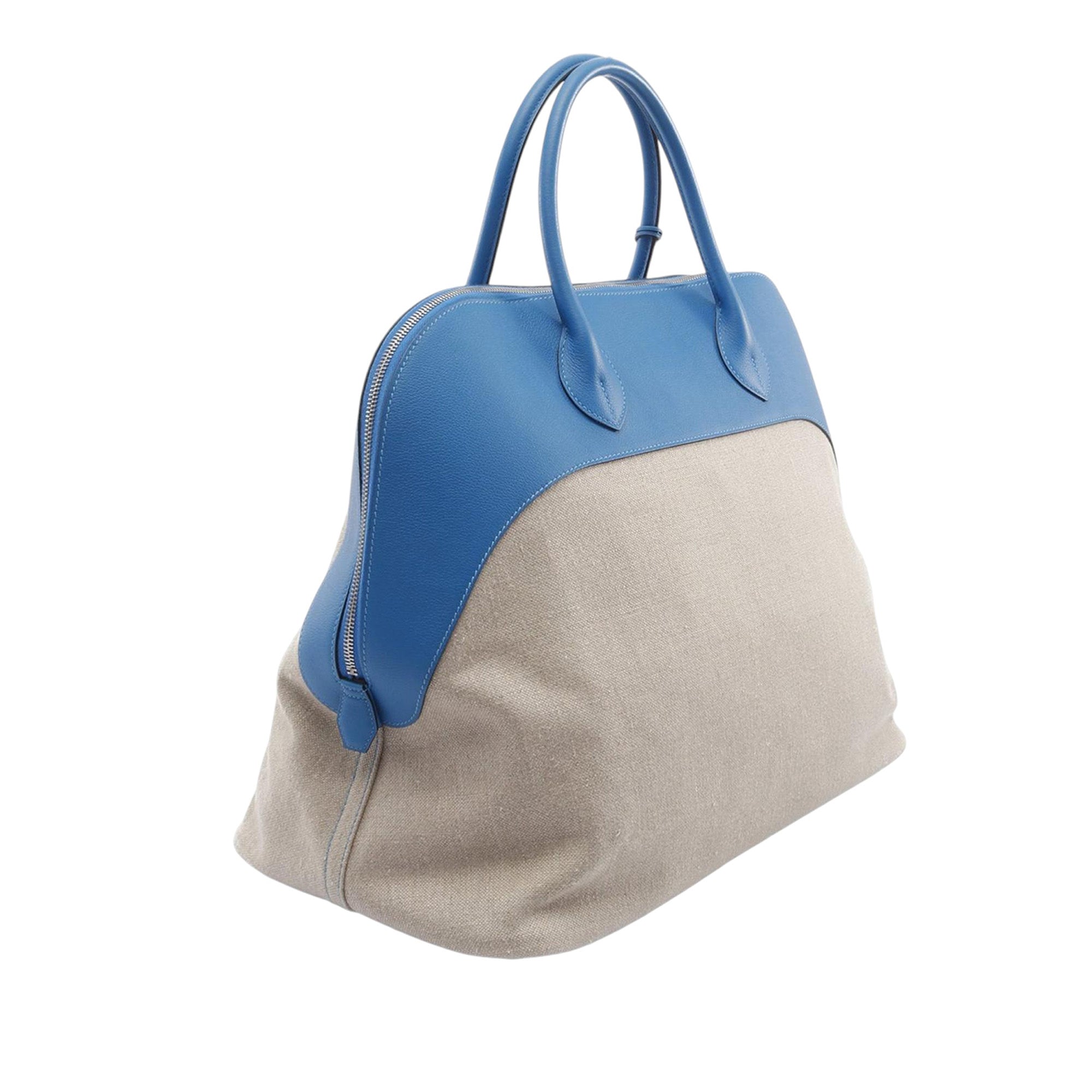 Hermès Evercolor and Toile Canvas Bolide Relax 45 - image 2