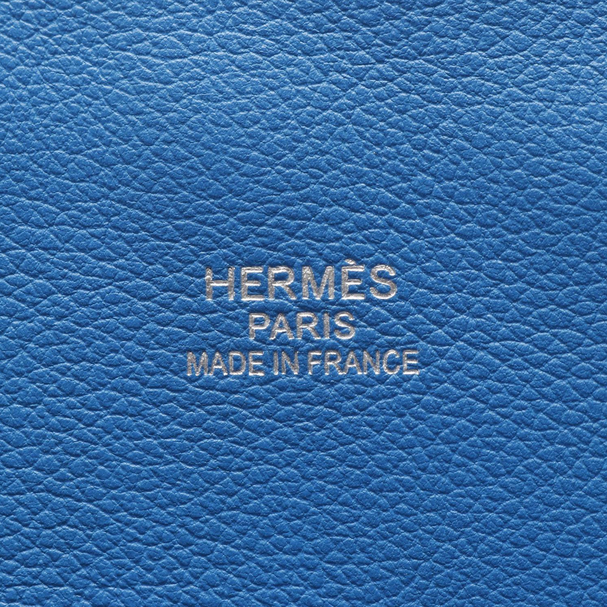 Hermès Evercolor and Toile Canvas Bolide Relax 45 - image 4