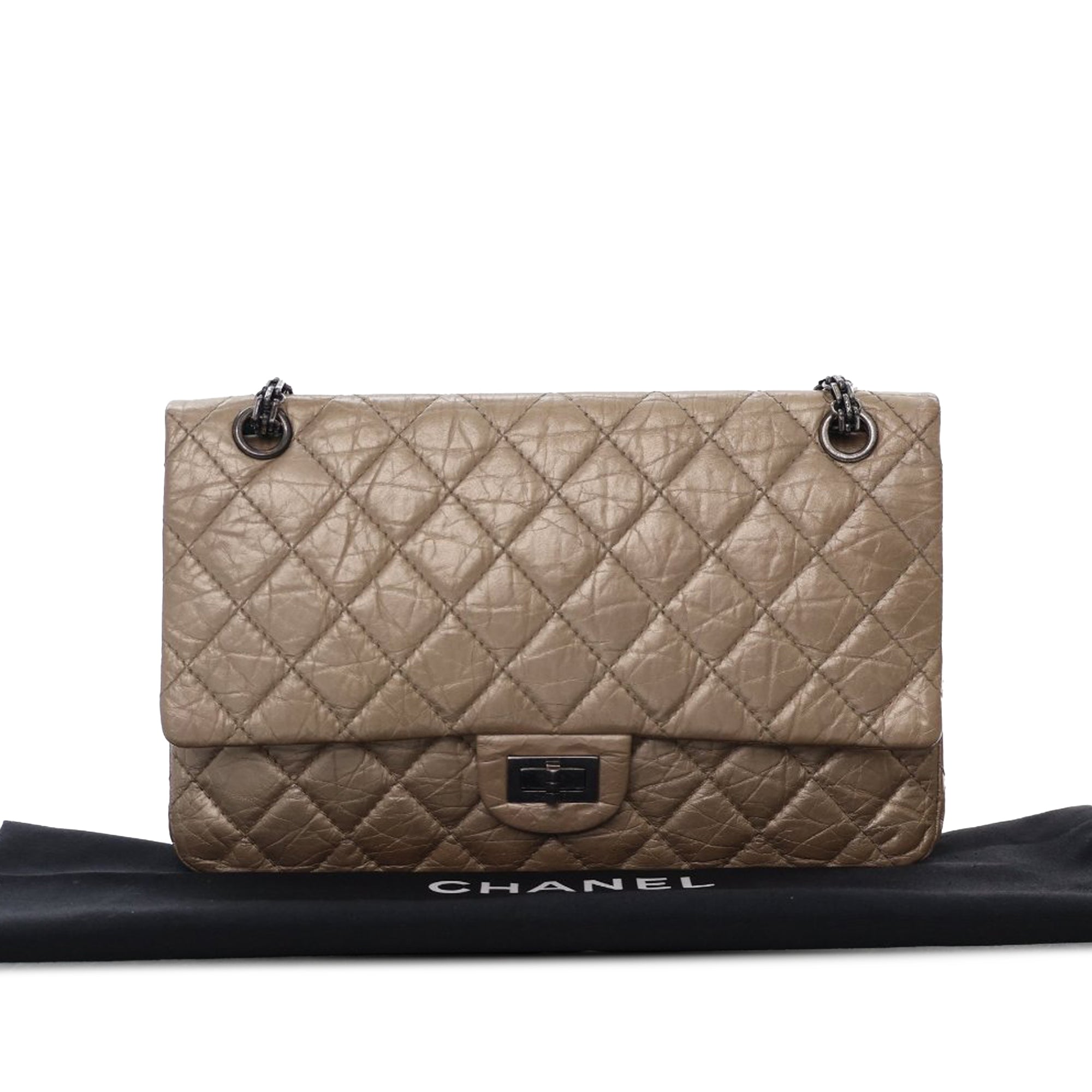 Chanel Reissue 2.55 Aged Calfskin Double Flap 226 - image 14