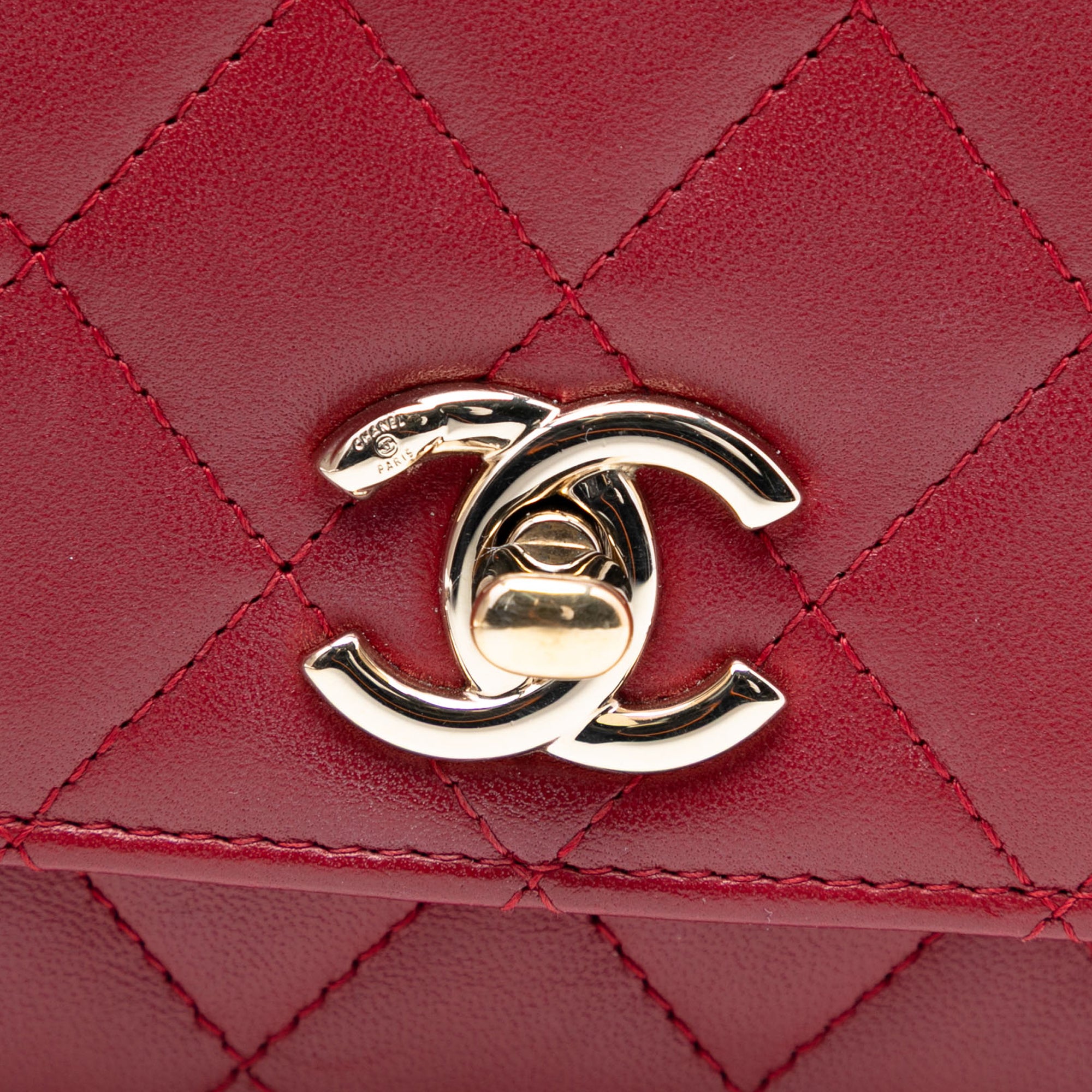 Chanel Quilted Lambskin Trendy CC Wallet On Chain - image 5