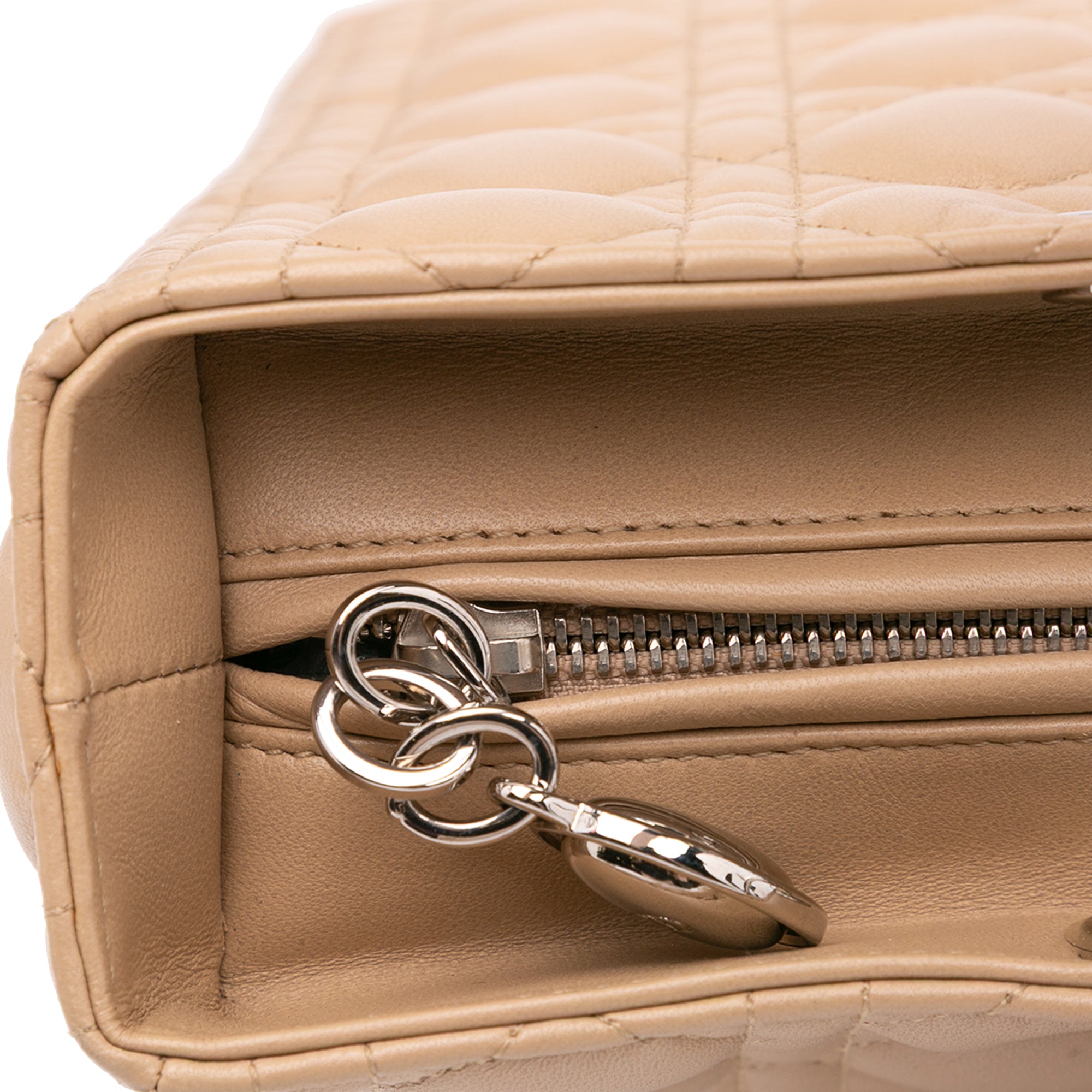 Dior Large Lambskin Cannage Lady Dior - image 7