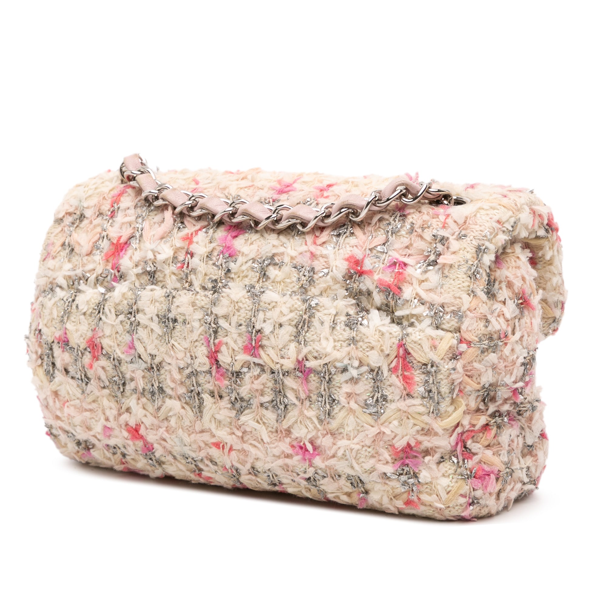 Chanel Mini Rectangular Classic Tweed Single Flap - image 2