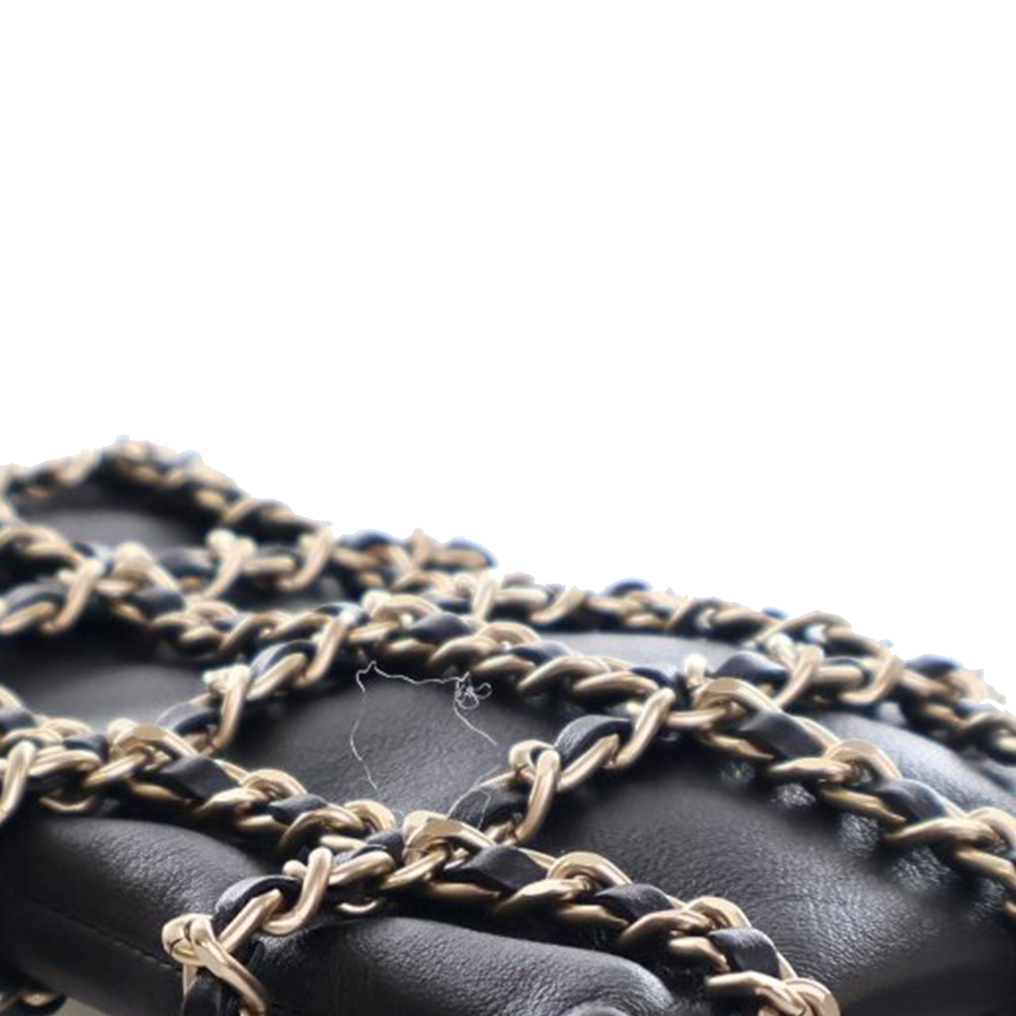 Chanel Lambskin Tech Me Out Clutch With Chain - image 8