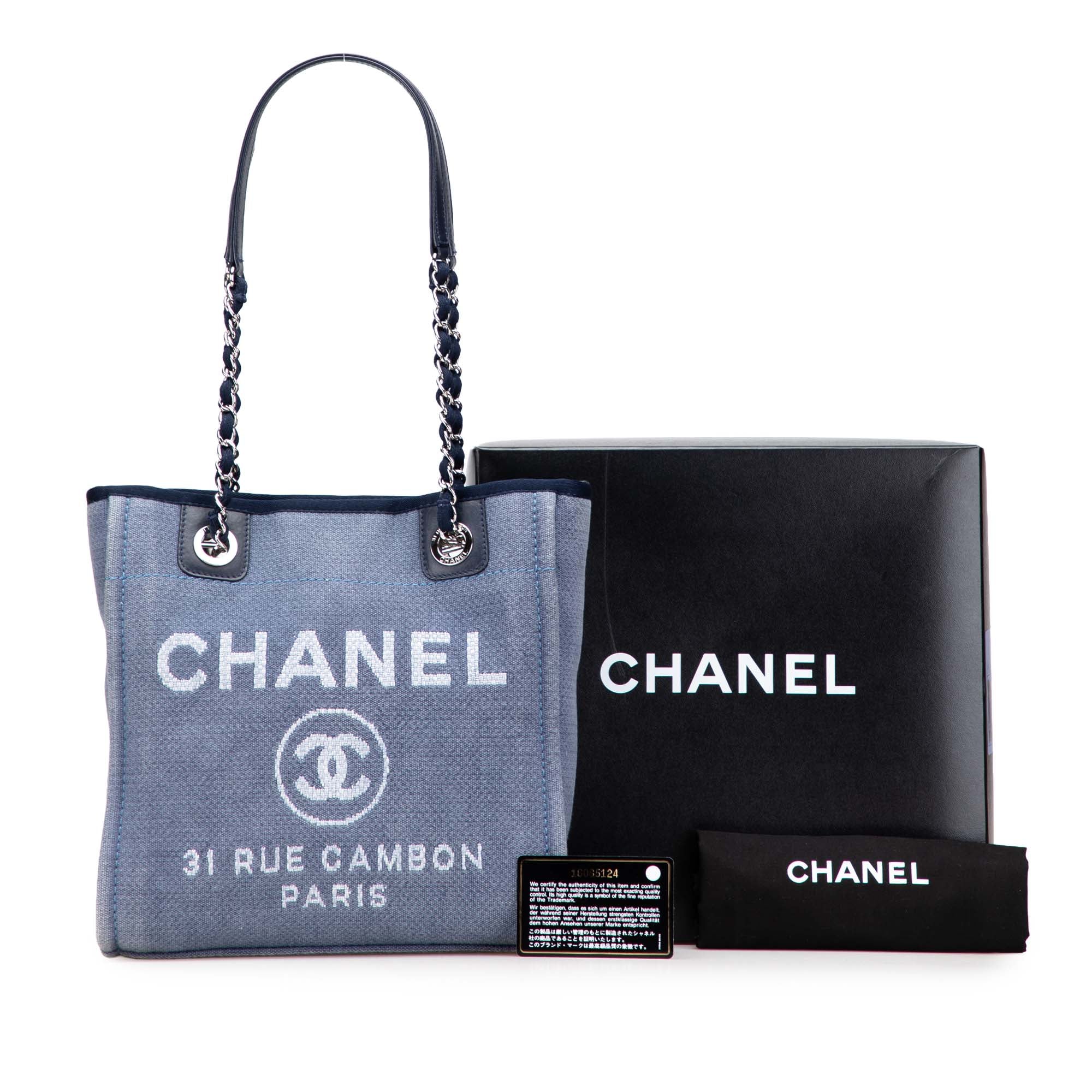 Chanel Mini Canvas Deauville Tote