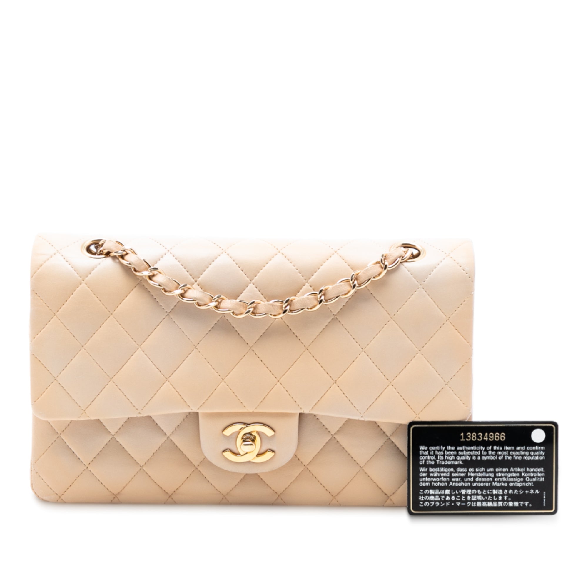 Chanel Medium Classic Lambskin Double Flap - image 8