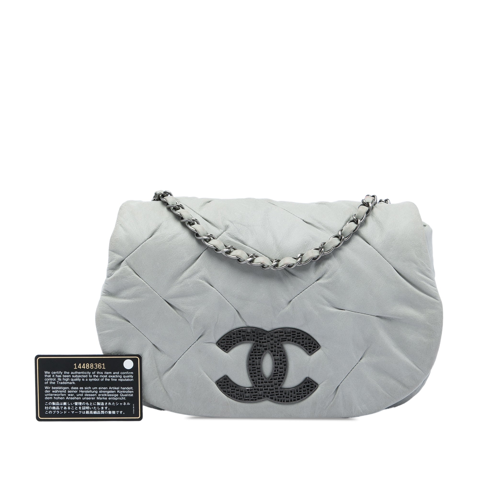 Chanel Iridescent Calfskin East Glint Flap - image 6