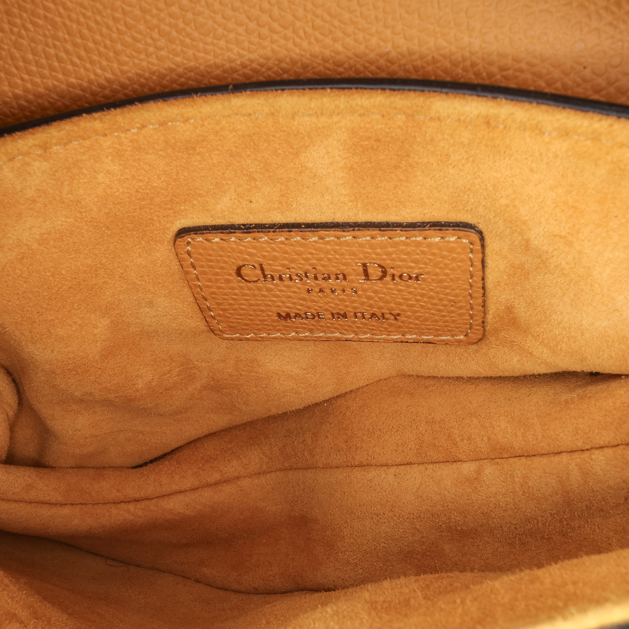 Dior Mini Grained Calfskin Saddle Bag - image 4