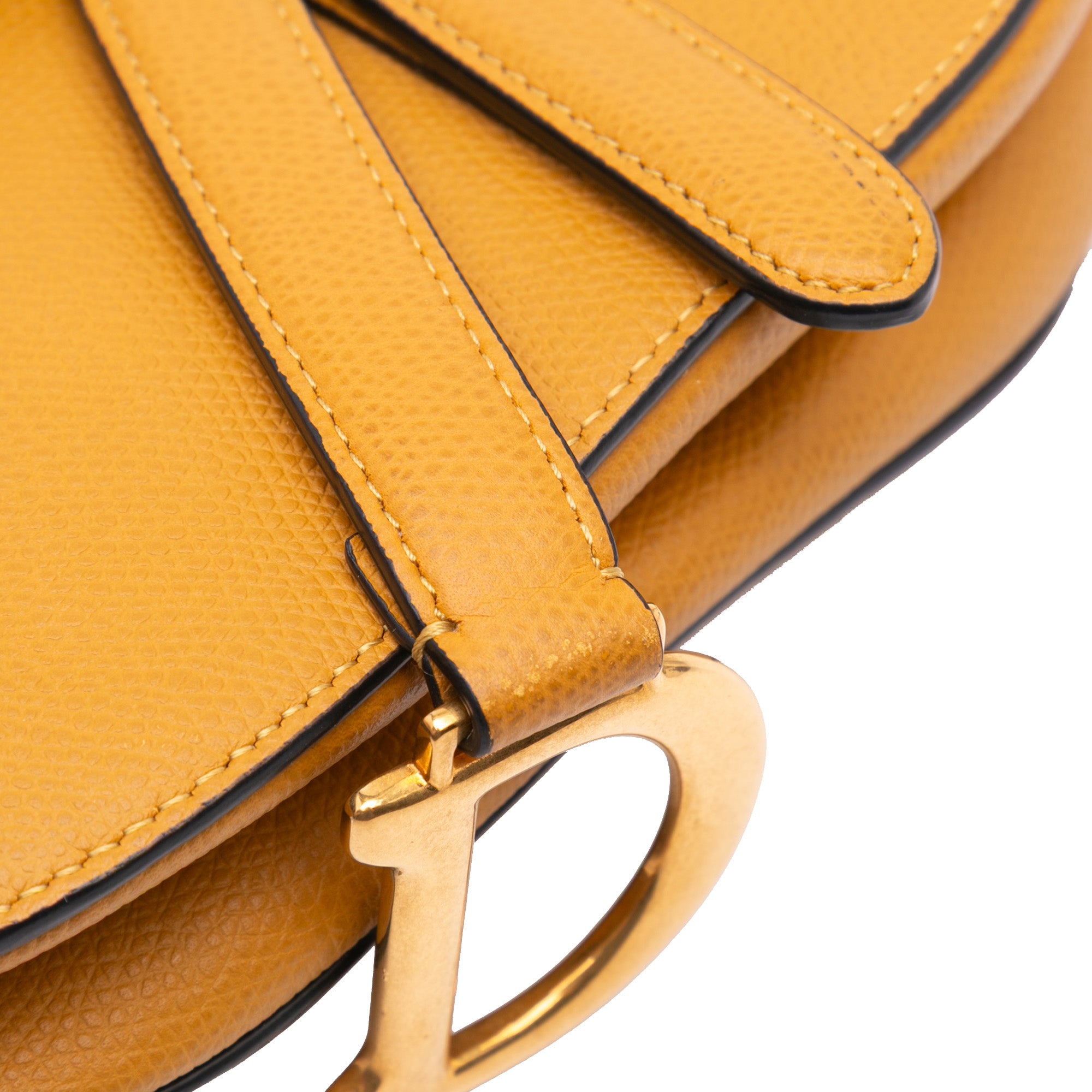 Dior Mini Grained Calfskin Saddle Bag - image 7