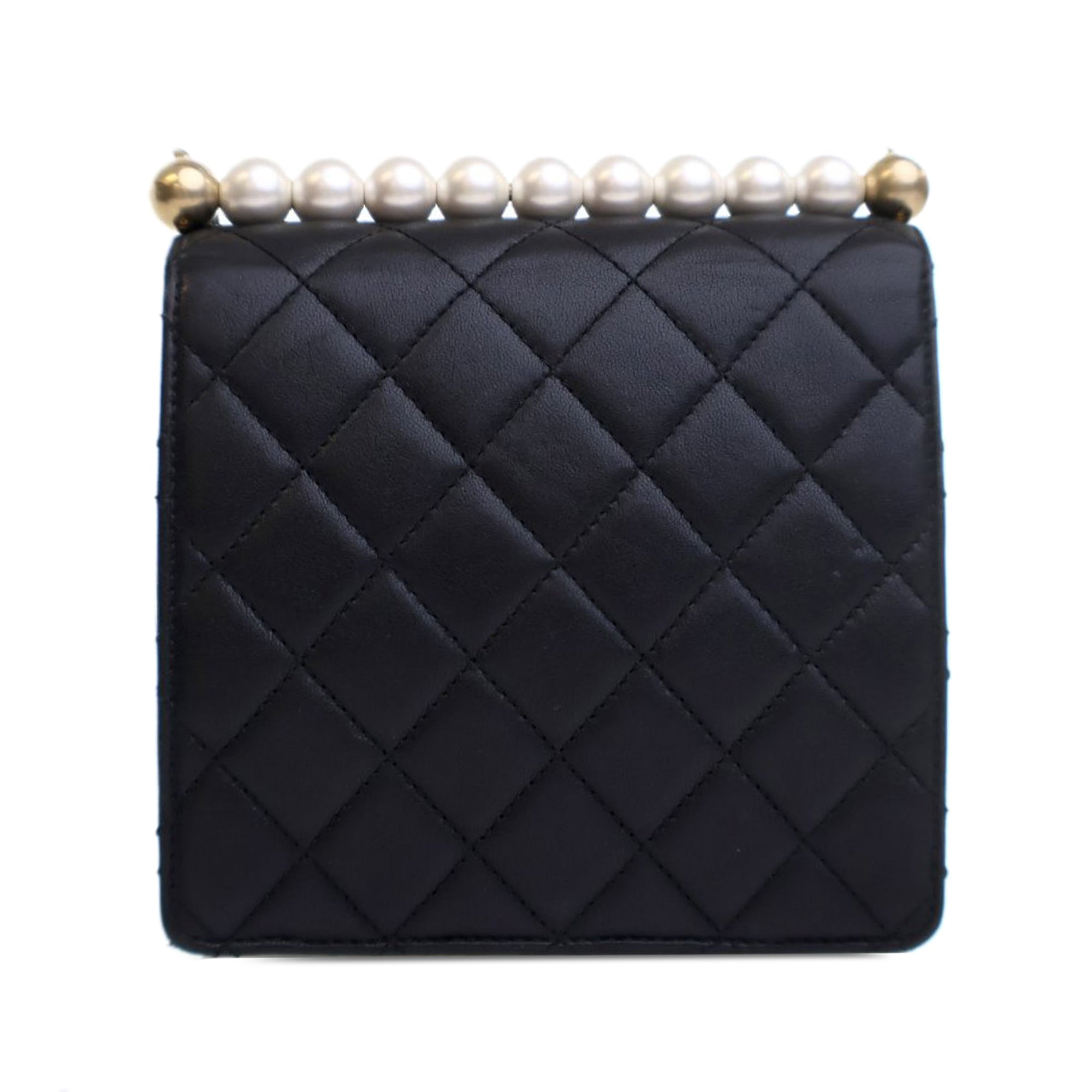 Chanel Small Quilted Goatskin Chic Pearls Flap - image 4