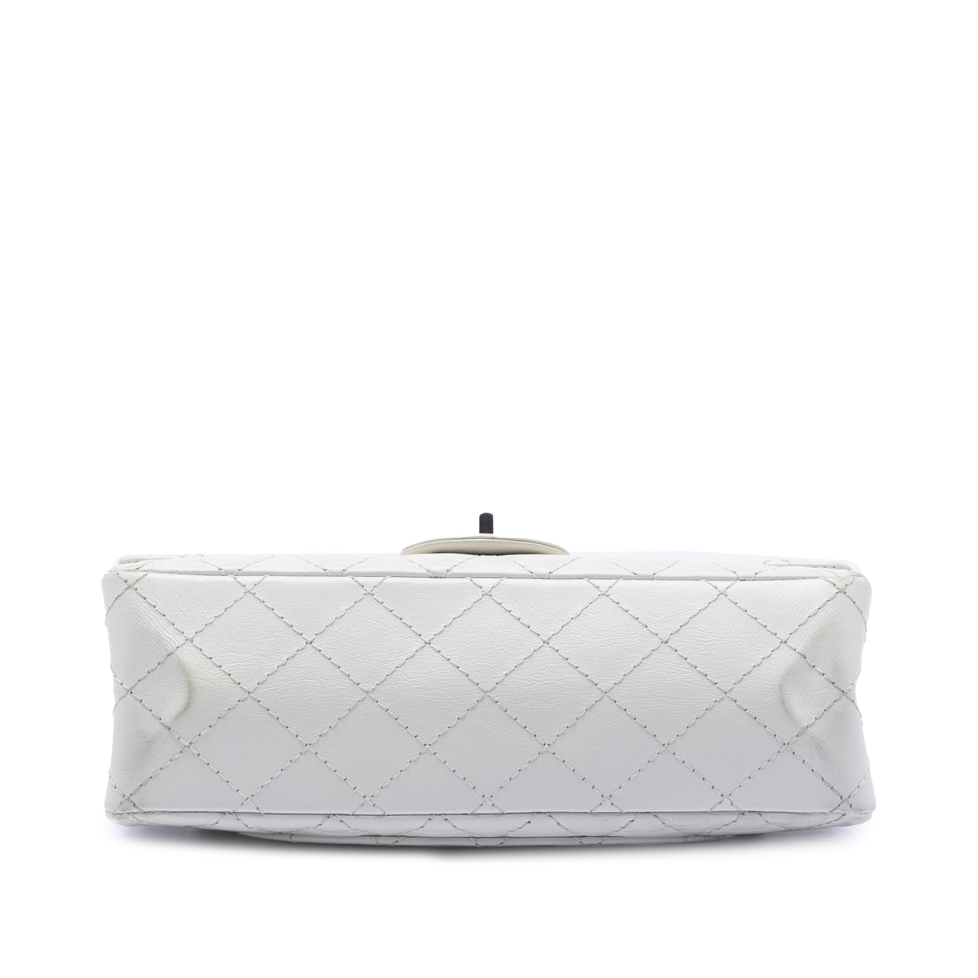 Chanel Quilted Aged Lambskin Leather 2.55 Reissue 225 Double Flap Bag - image 3