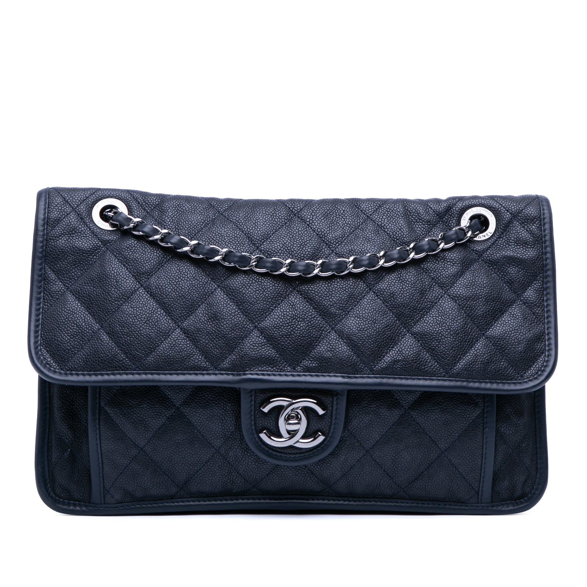 Chanel Medium Caviar French Riviera Flap - image 1