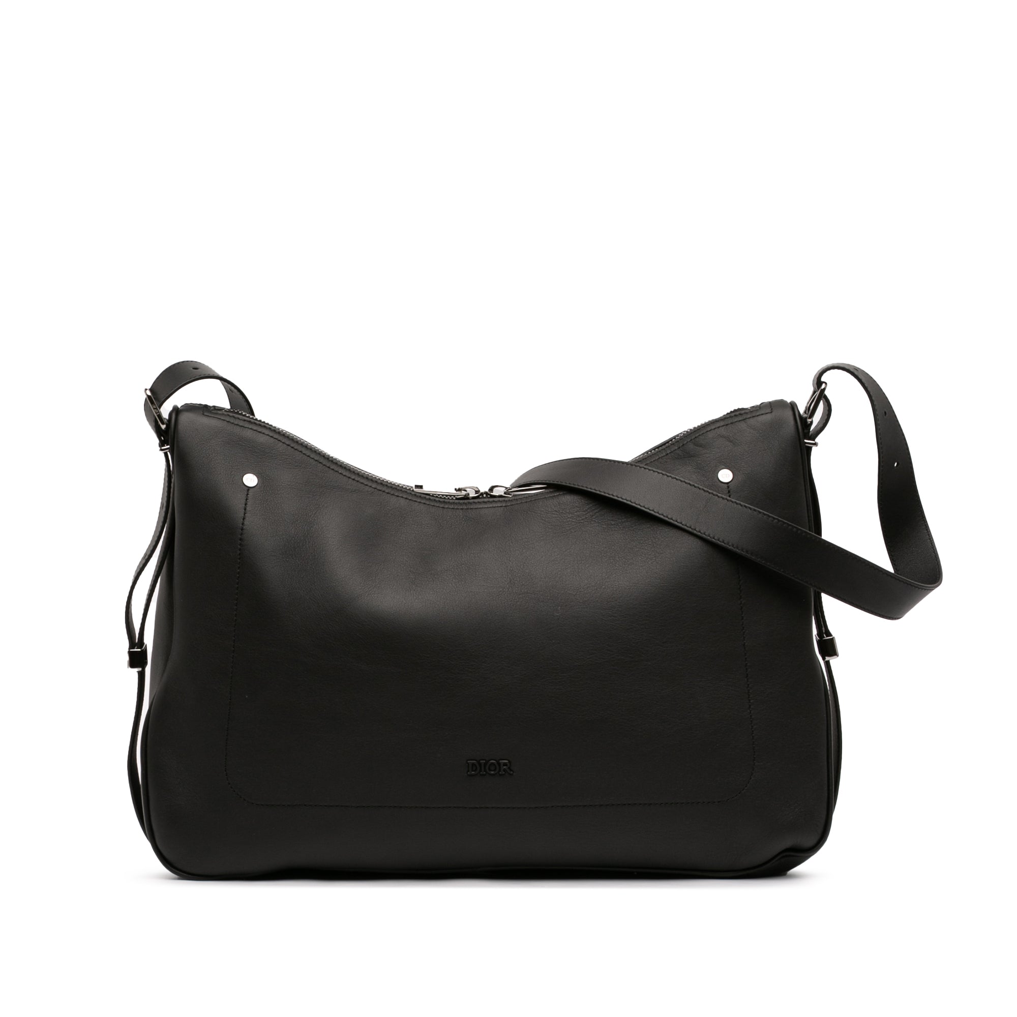 Dior Large Smooth Calfskin Slider Zipped Hobo - image 1