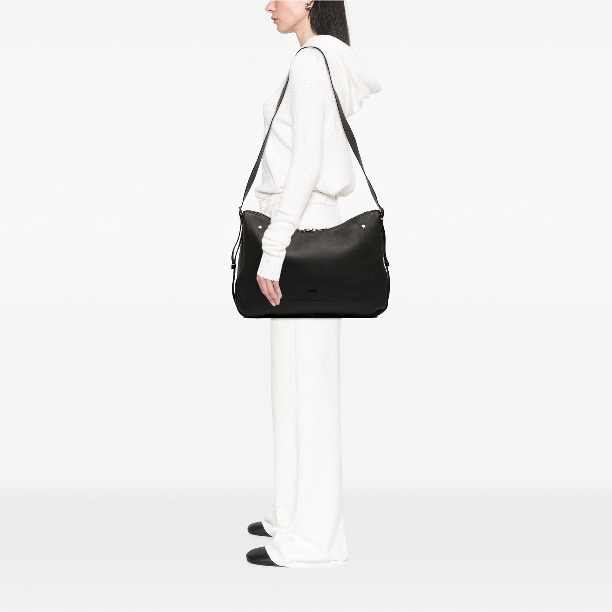 Dior Large Smooth Calfskin Slider Zipped Hobo - image 10