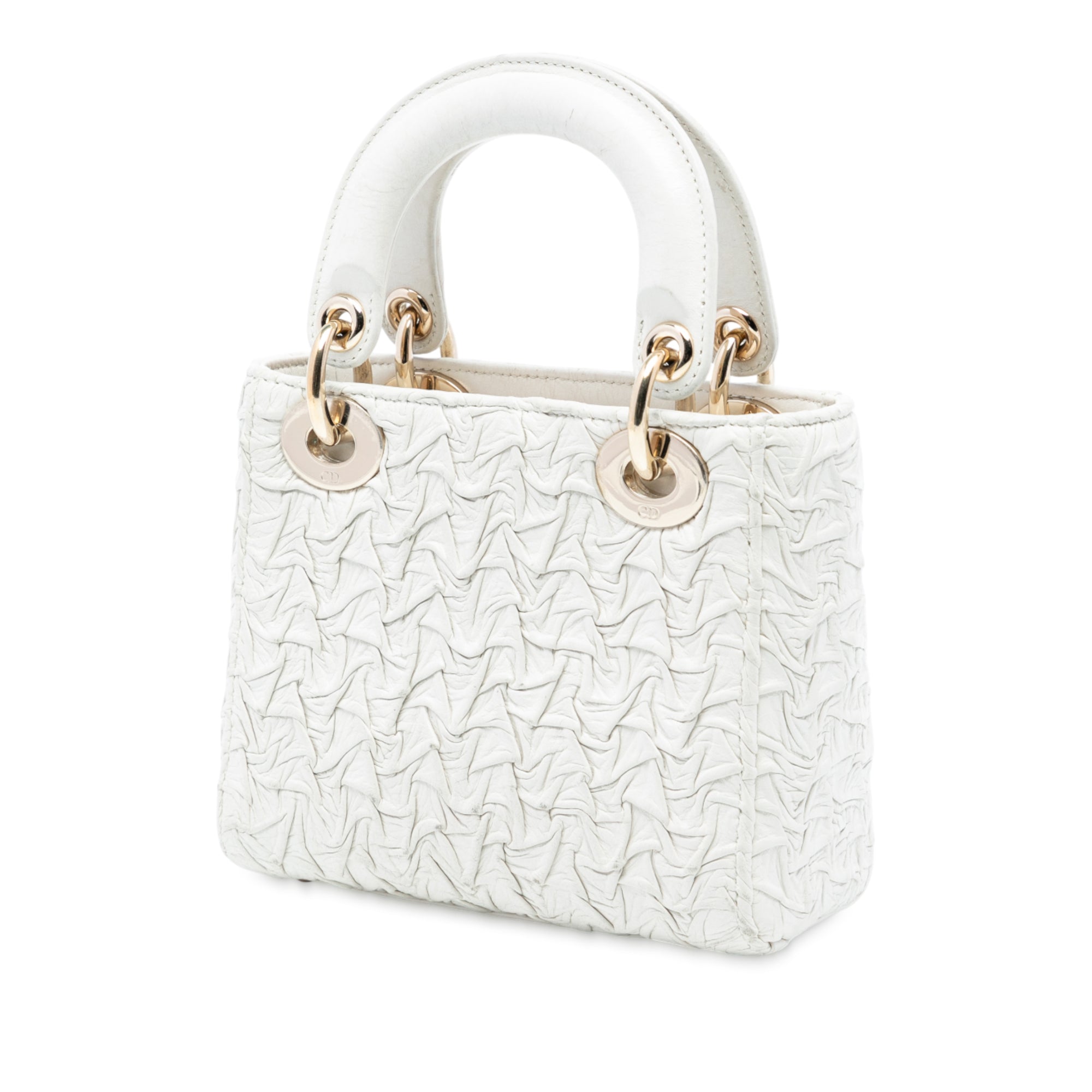 Dior Mini Wavy Crinkled Lambskin Lady Dior - image 2