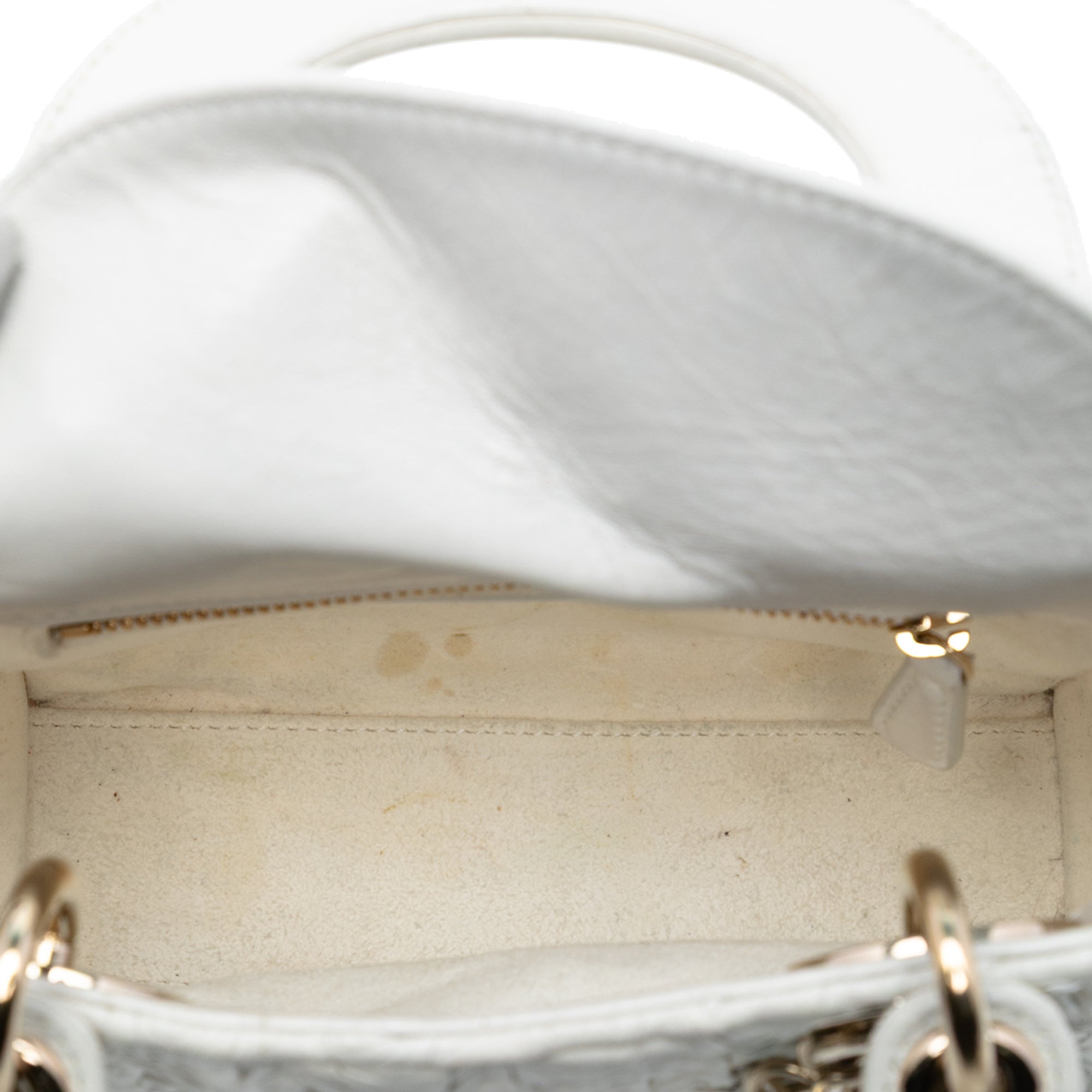 Dior Mini Wavy Crinkled Lambskin Lady Dior - image 4